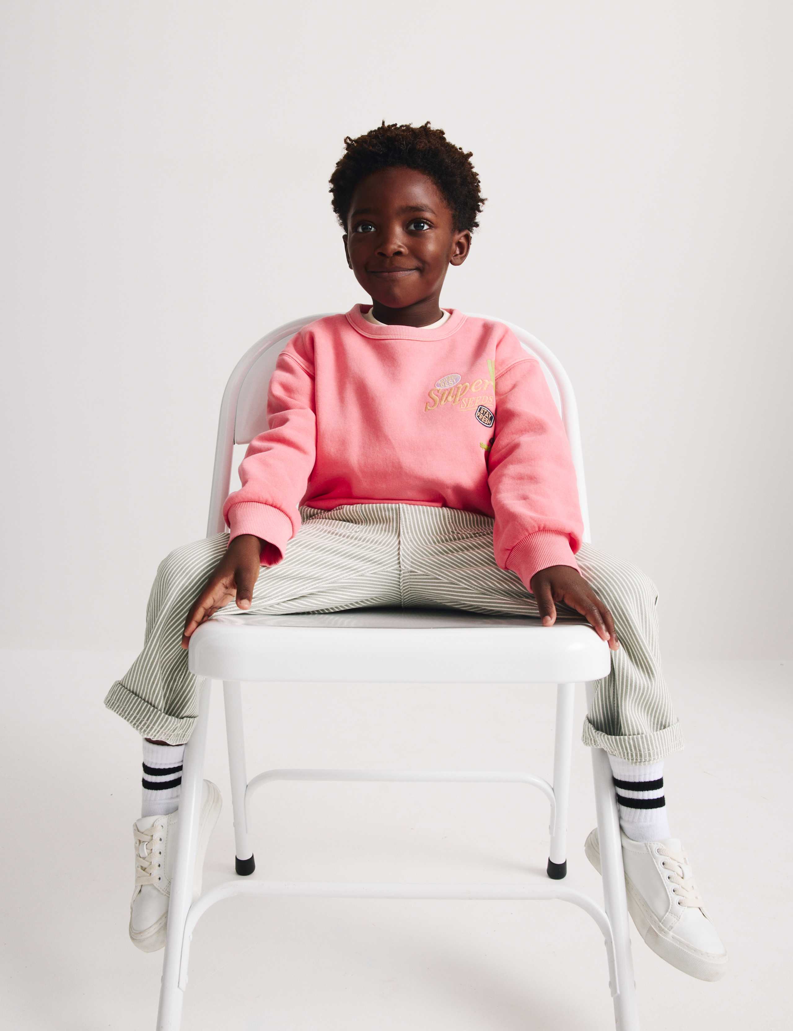 Pure Cotton Striped Trousers (2-8 Years) 4 of 9