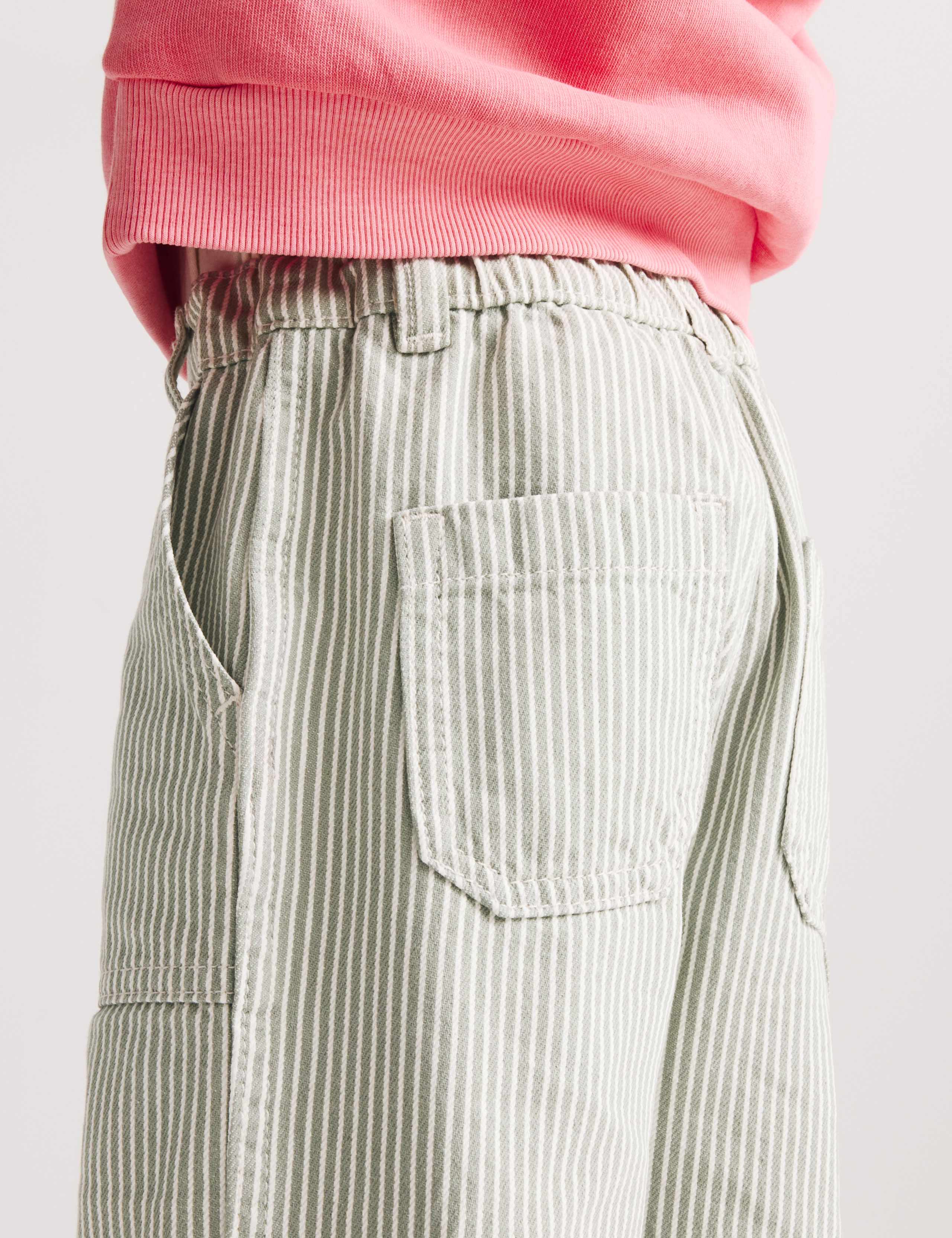 Pure Cotton Striped Trousers (2-8 Years) 5 of 9