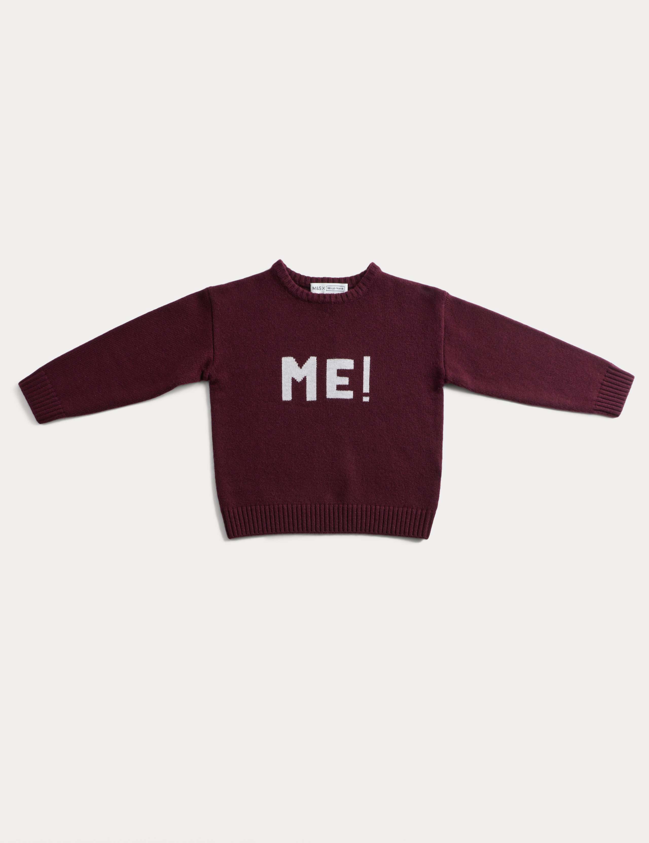 Merino Wool Rich Me! Slogan Jumper (2-10 Yrs) 2 of 7