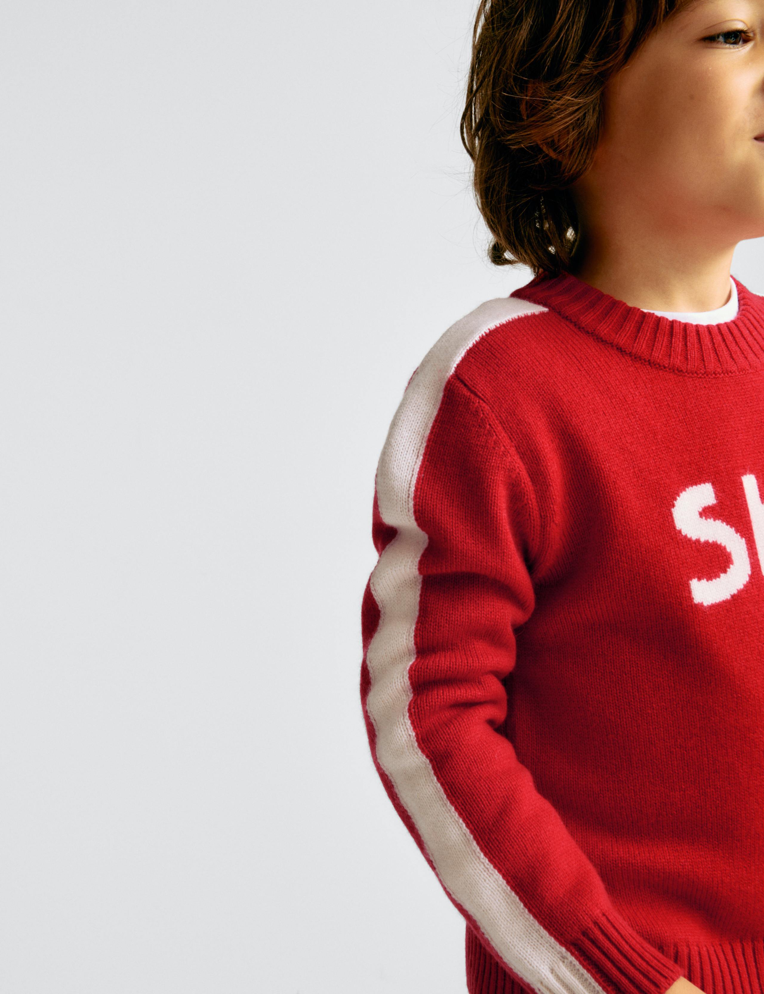 Merino Wool Rich Star Slogan Jumper (2-10 Yrs) 7 of 7