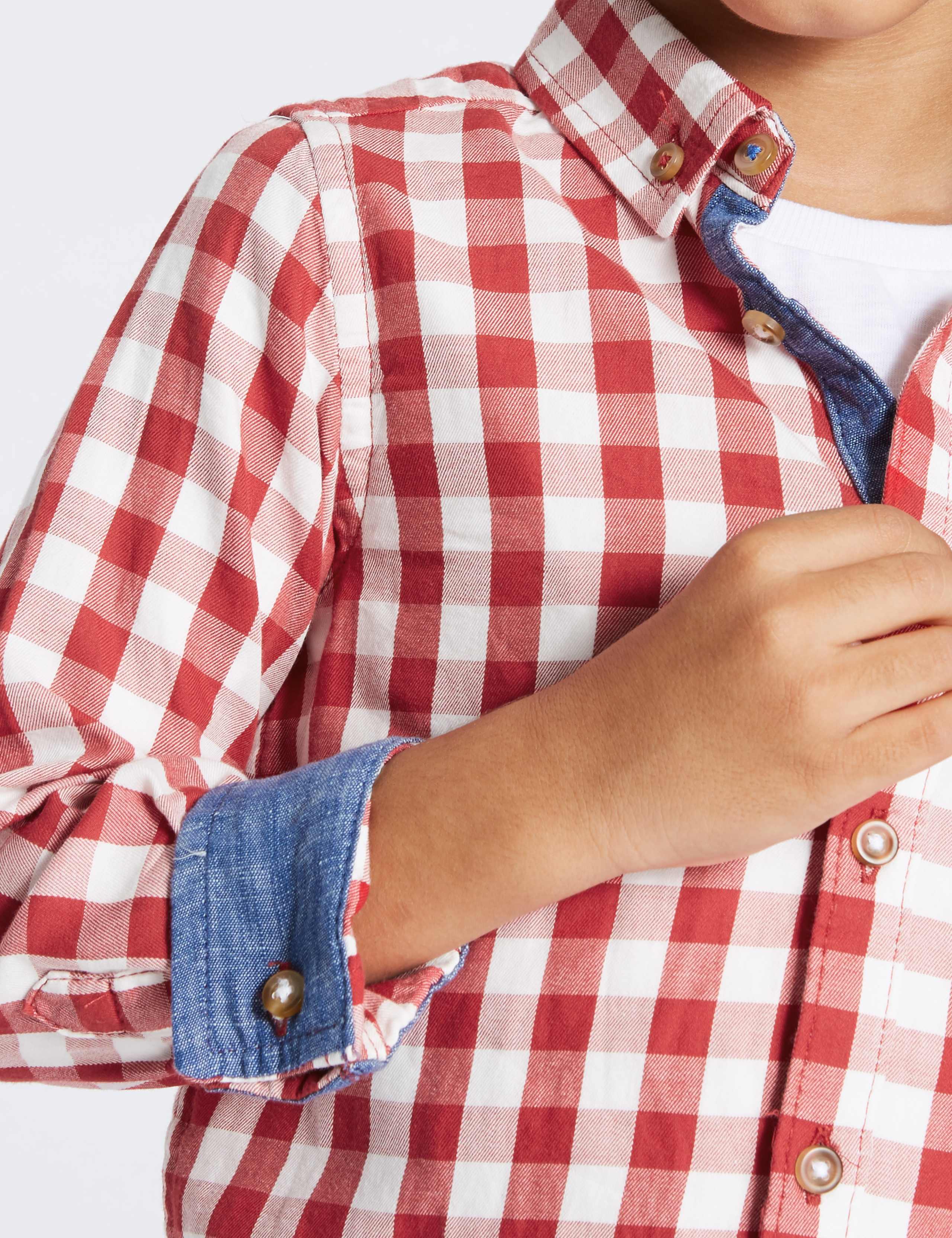 Paddington™ Pure Cotton Gingham Shirt (3 Months - 6 Years) 4 of 6