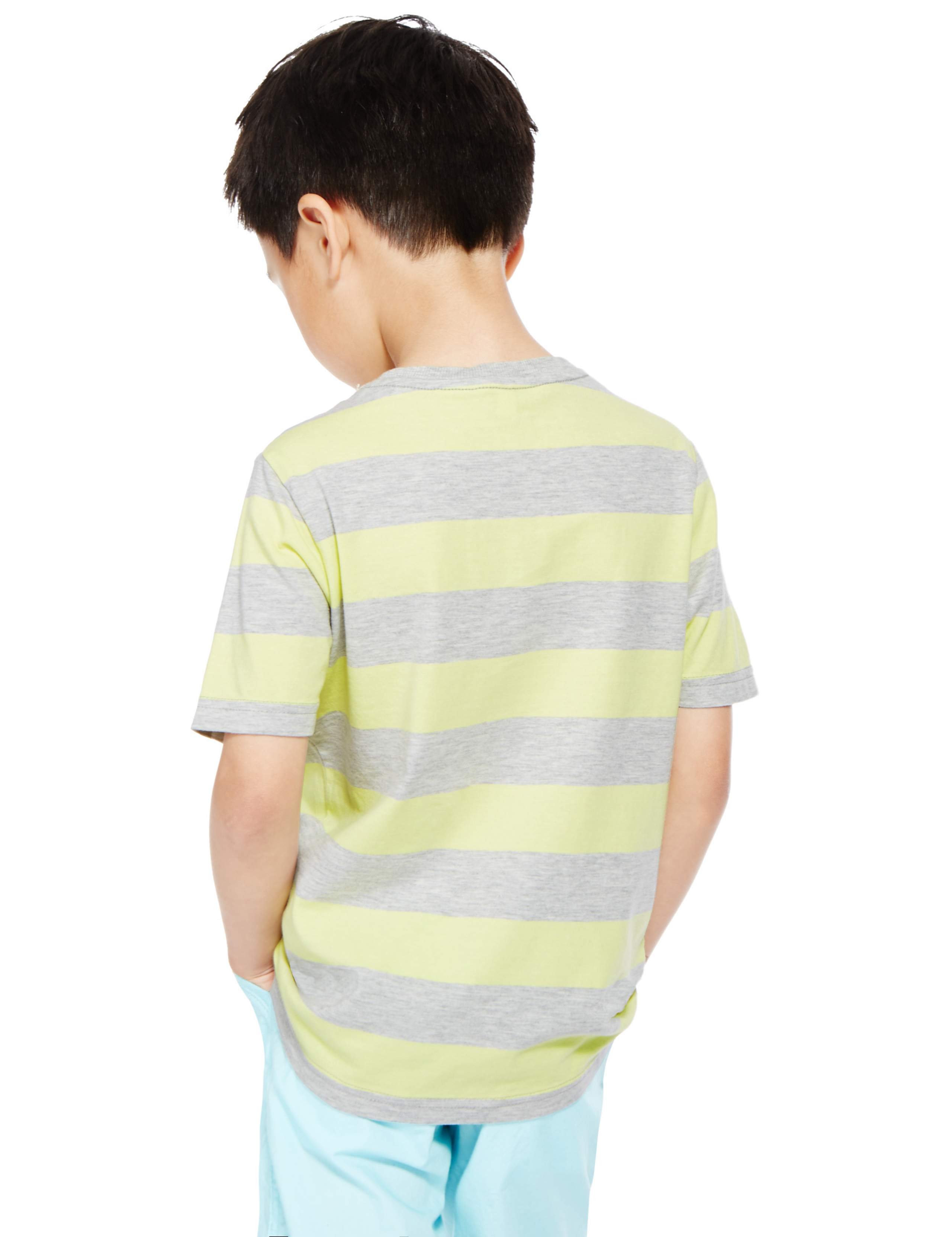 4 Pack Pure Cotton Assorted T-Shirts (1-7 Years) 5 of 9