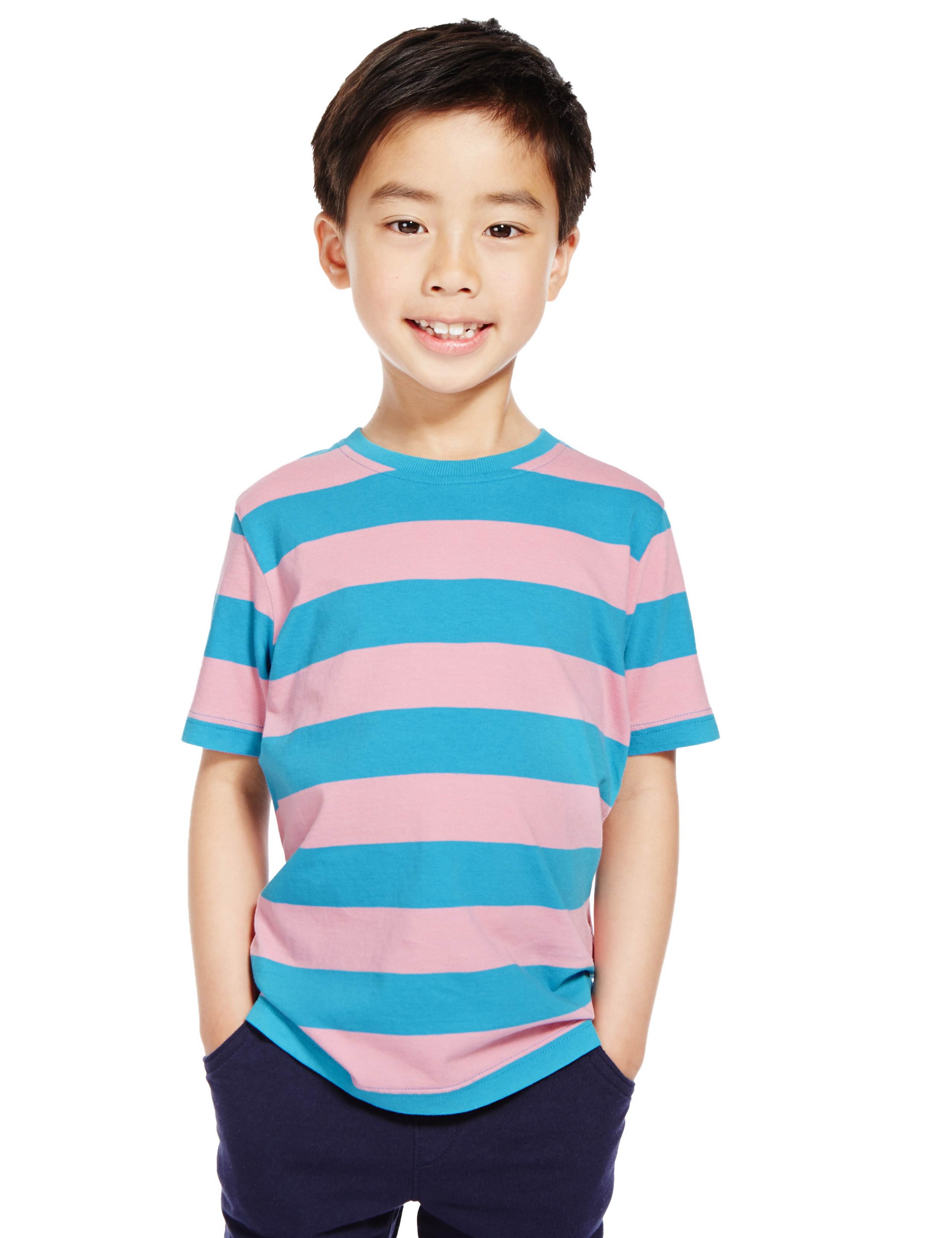 4 Pack Pure Cotton Assorted T-Shirts (1-7 Years) 8 of 9