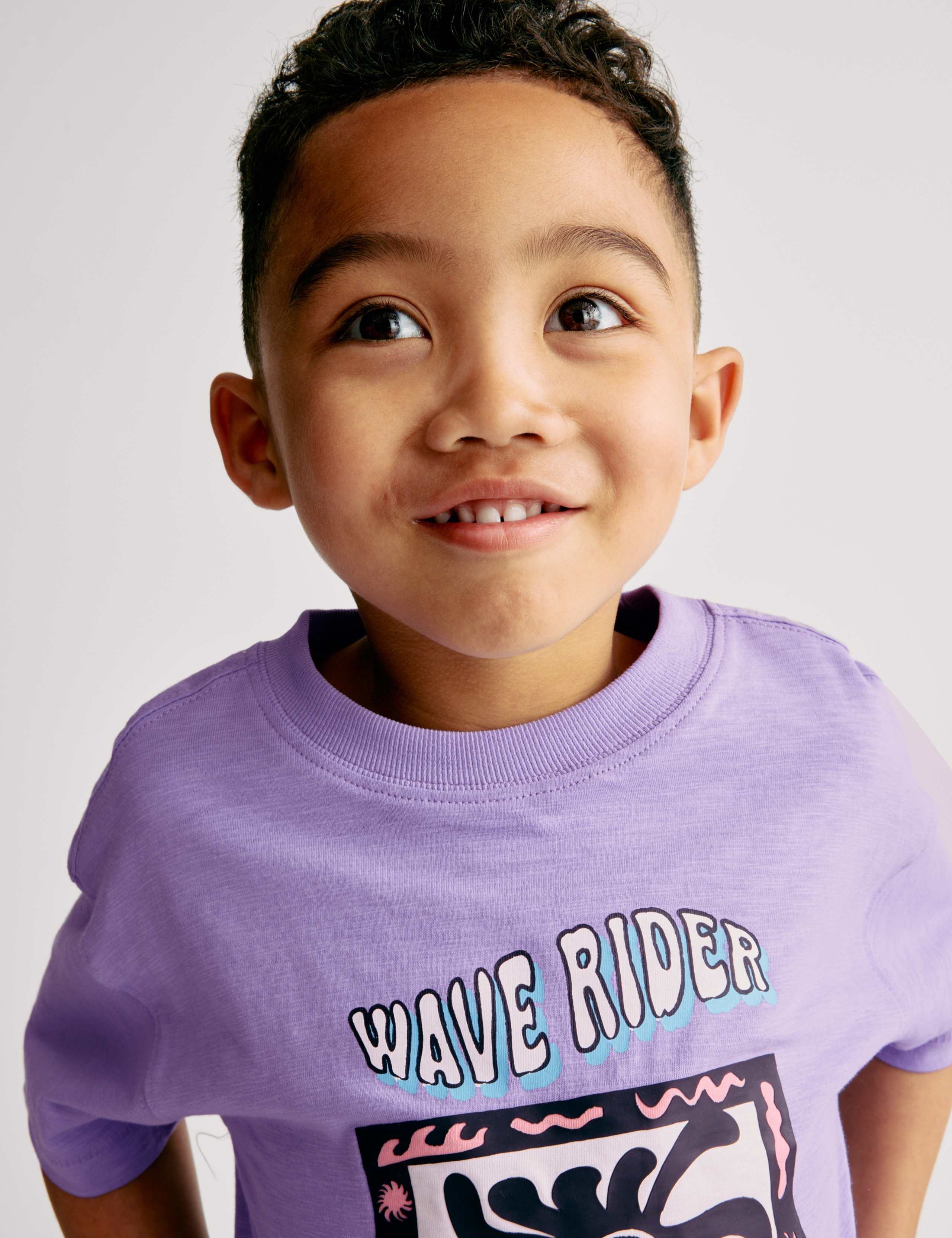 Pure Cotton Graphic T-Shirt (2-16 Yrs) 3 of 5