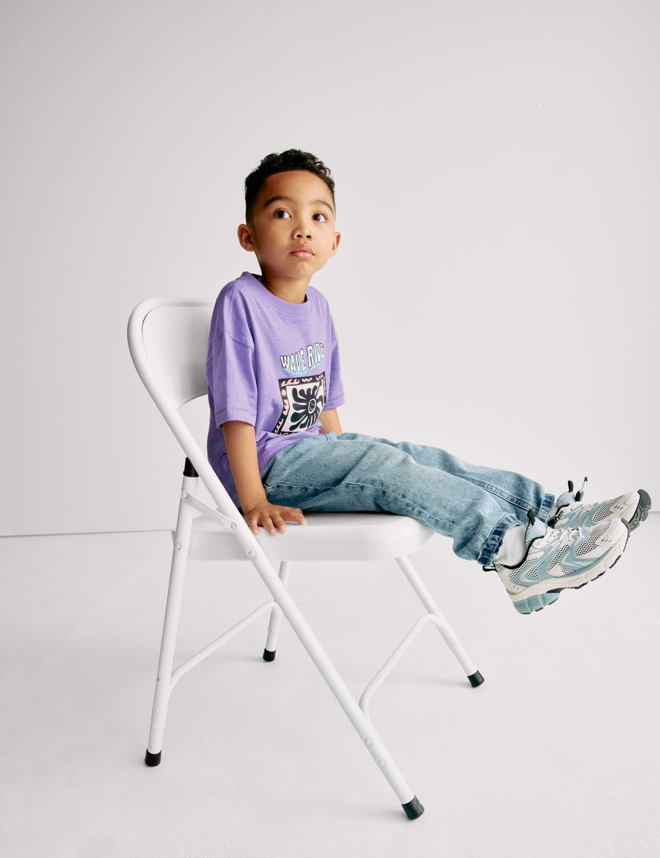 Pure Cotton Graphic T-Shirt (2-16 Yrs) 4 of 5