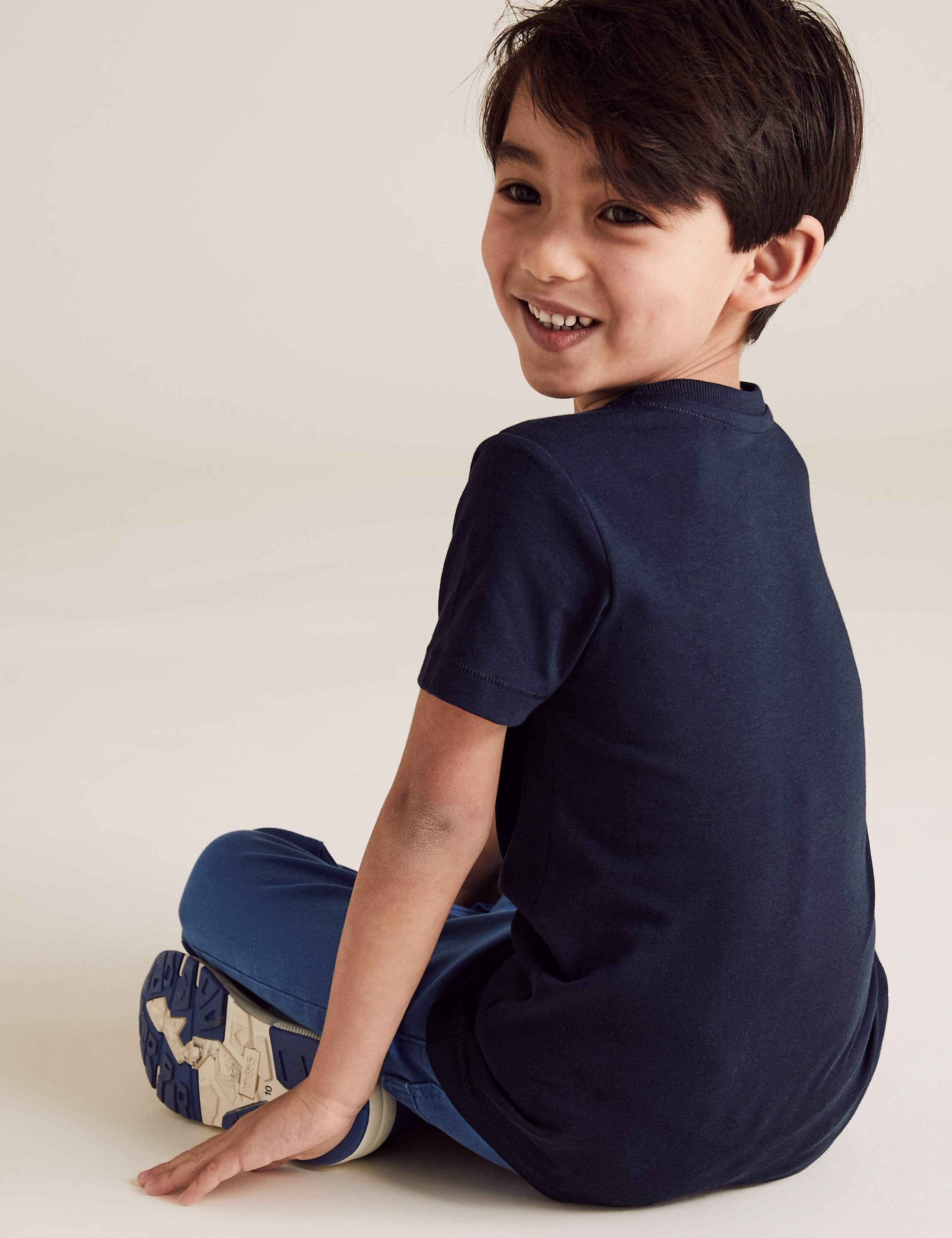 Pure Cotton Reversible Sequin T-Shirt (2-7 Yrs) 4 of 6