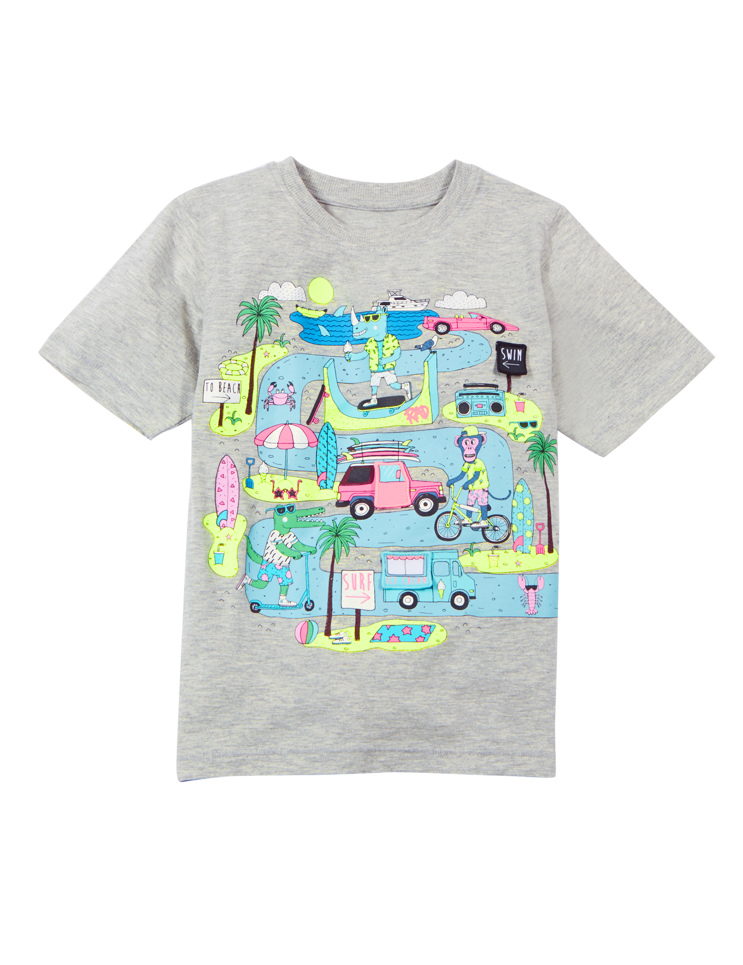 Cotton Rich T-Shirt (1-7 Years) 2 of 4