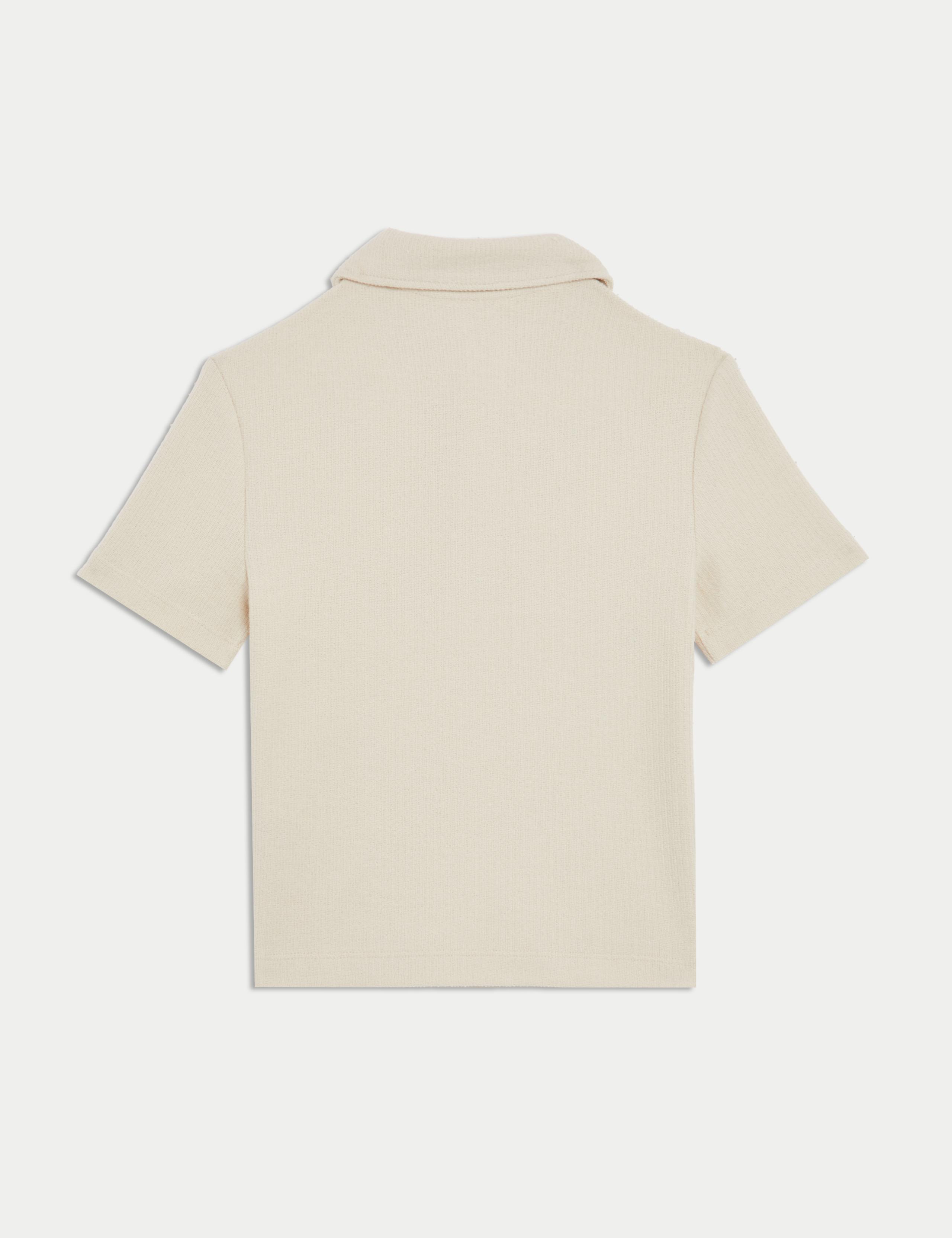 Cotton Rich Embroidered Polo Shirt (1-8 Yrs) 5 of 5