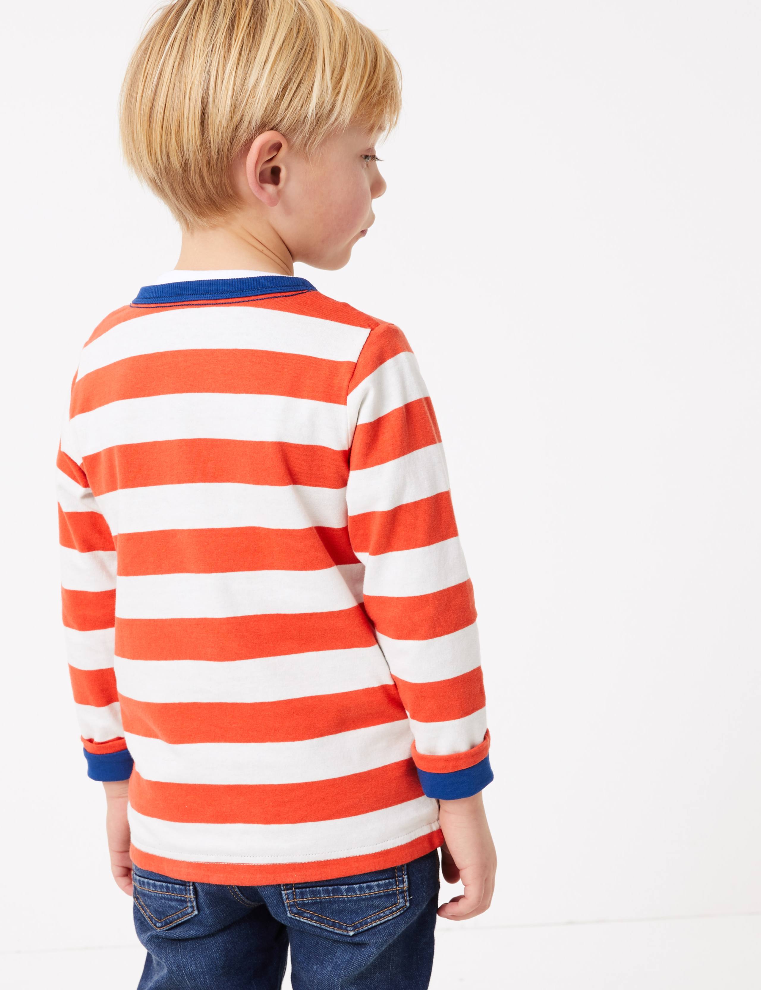 Cotton Striped Double Faced Top (2-7 Years) 4 of 4