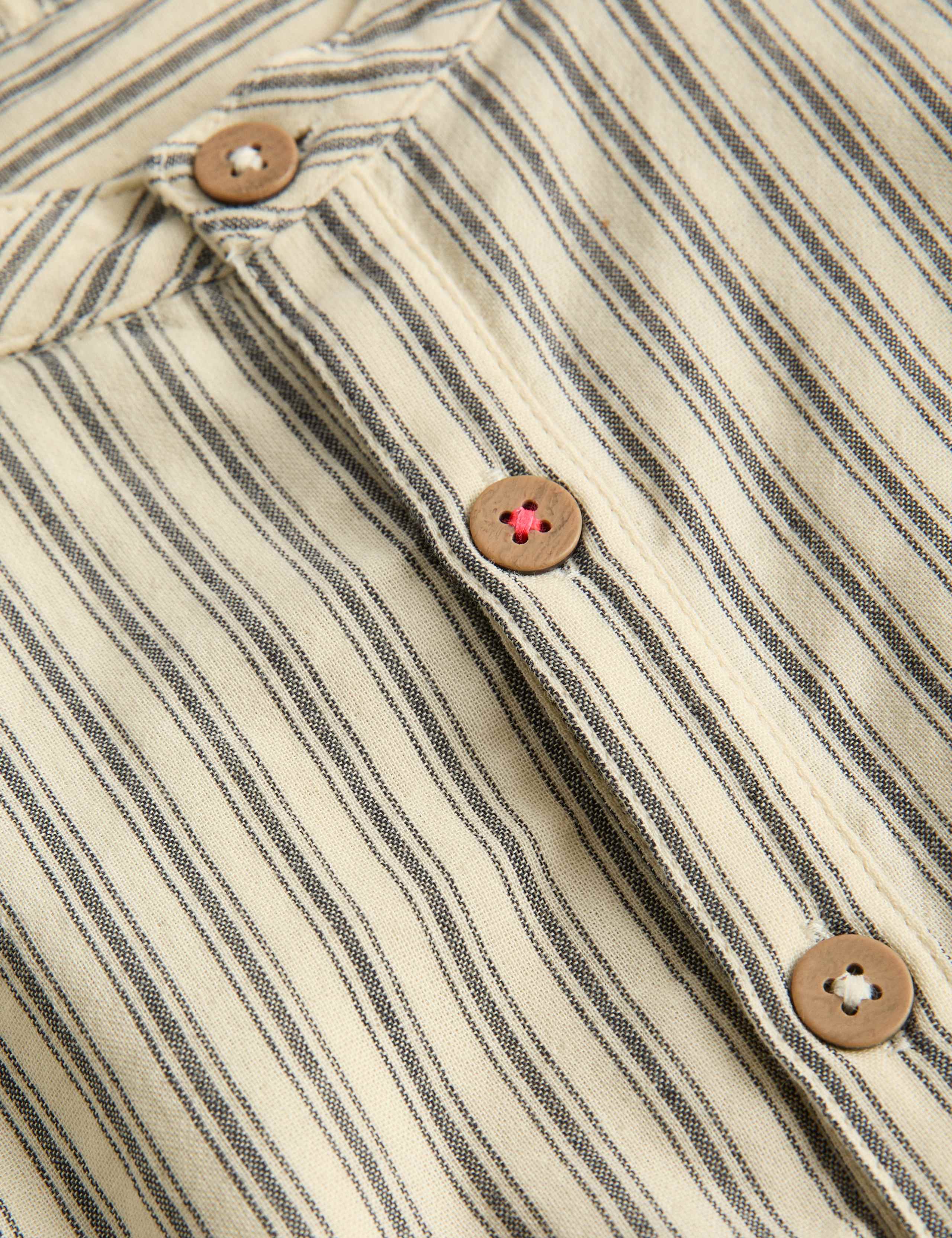 Pure Cotton Striped Shirt (1-10 Yrs) 2 of 3