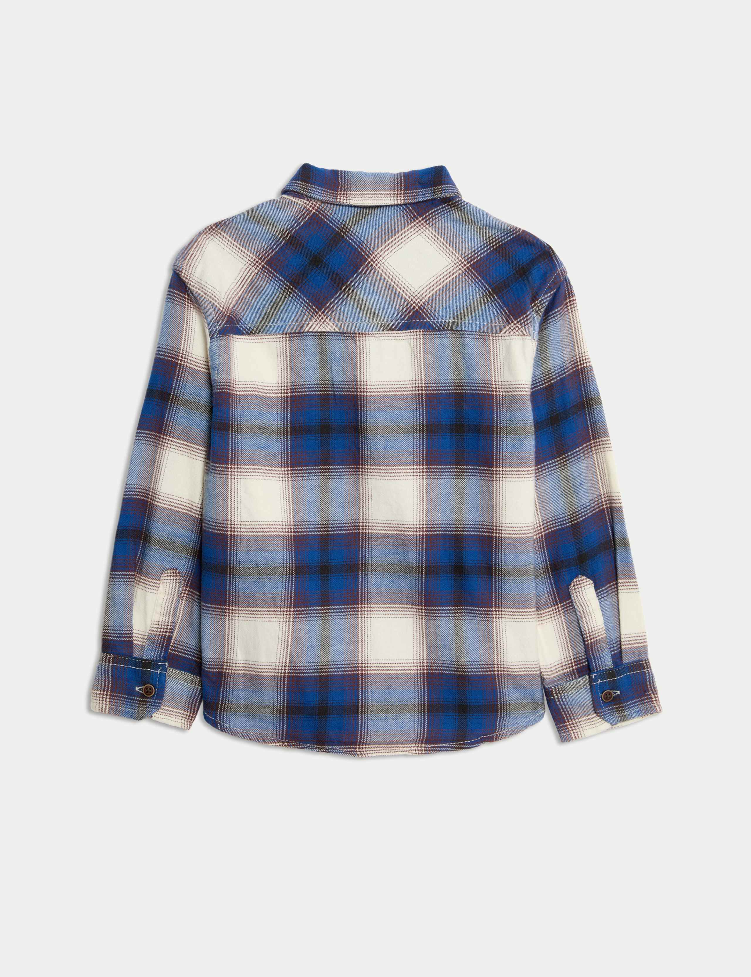 Cotton Brushed Check Shirt (2-8 Yrs) 2 of 2