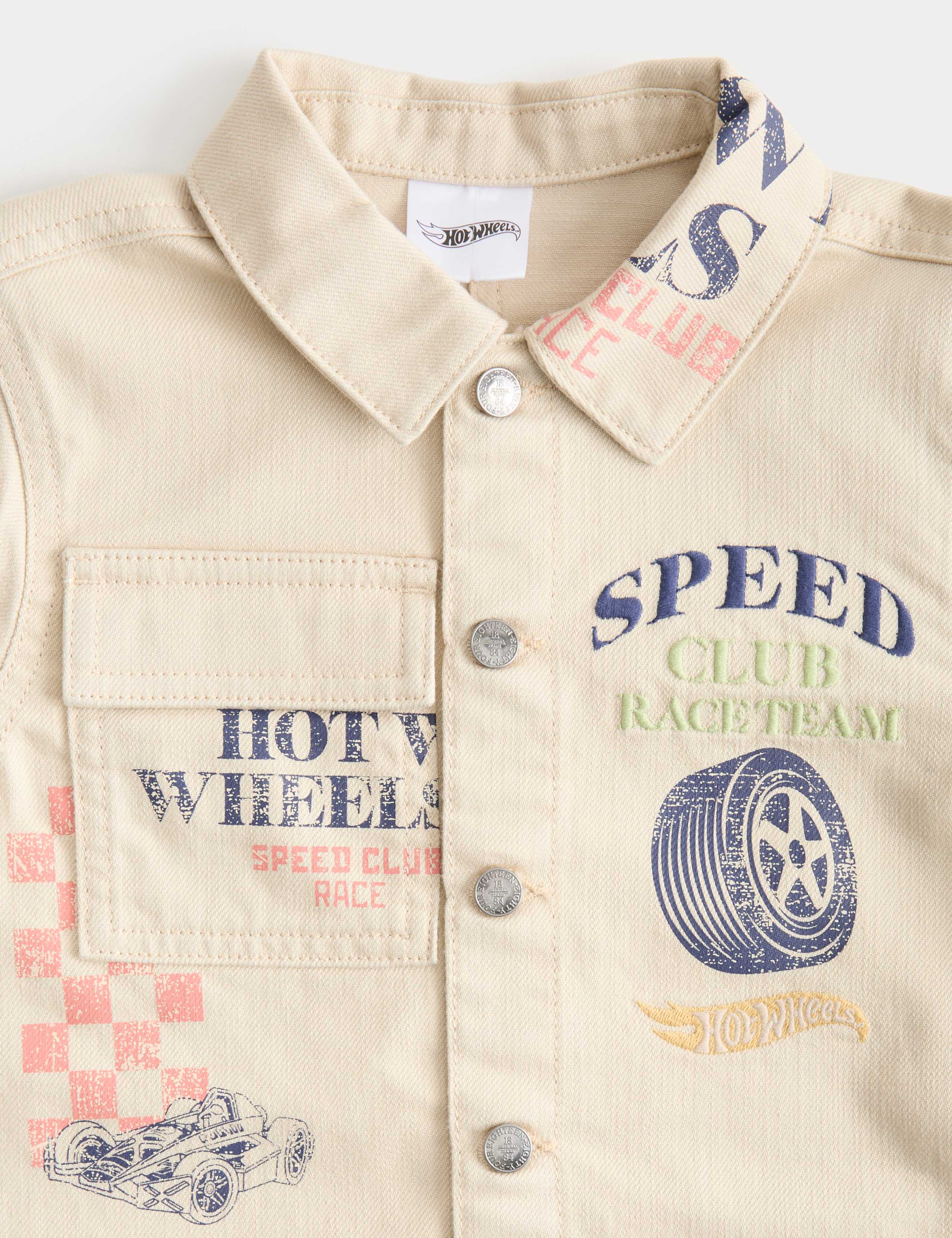 Cotton Rich Hot Wheels™ Shacket (2-8 Yrs) 2 of 3