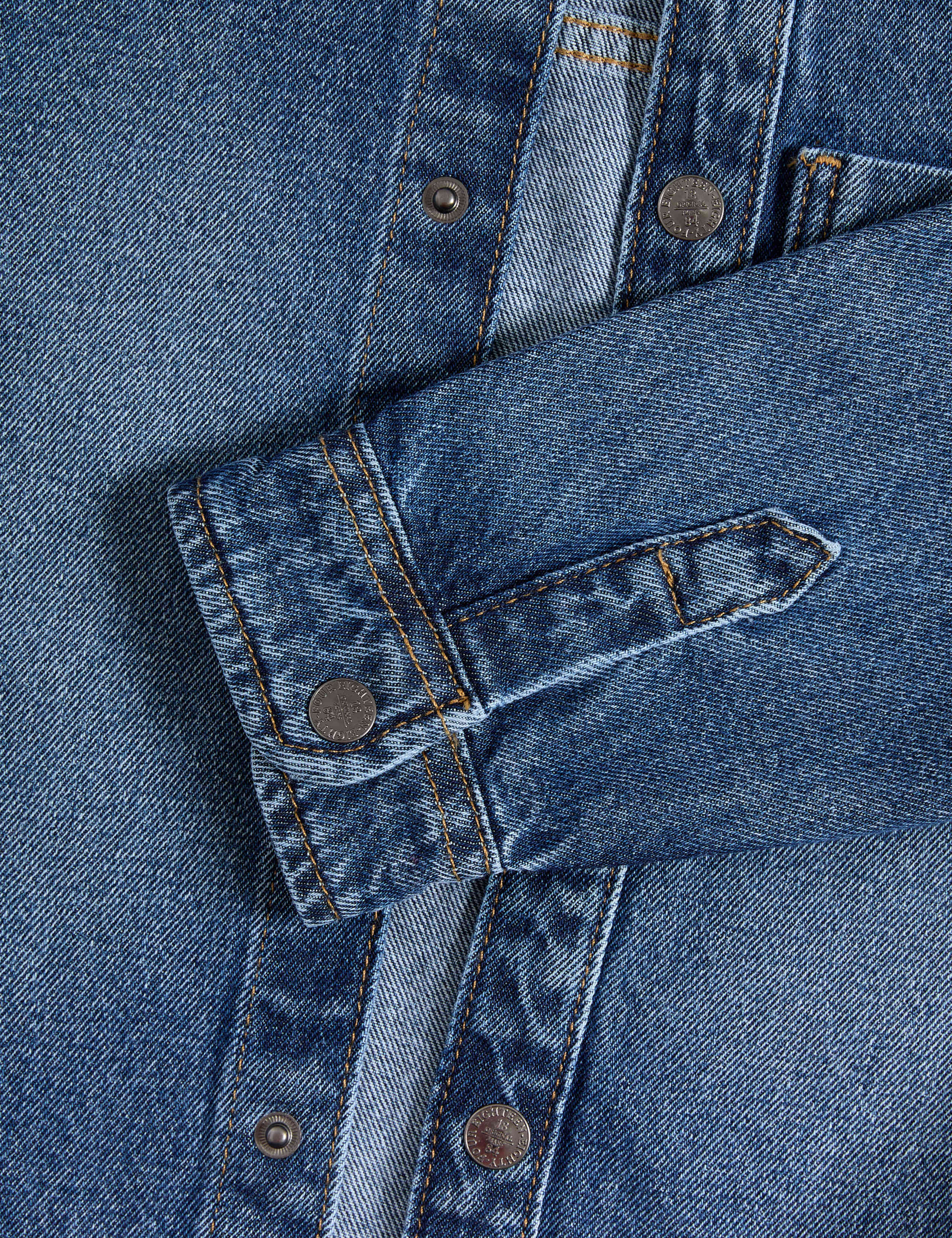 Pure Cotton Twill Denim Shirt (2-8 Yrs) 2 of 2