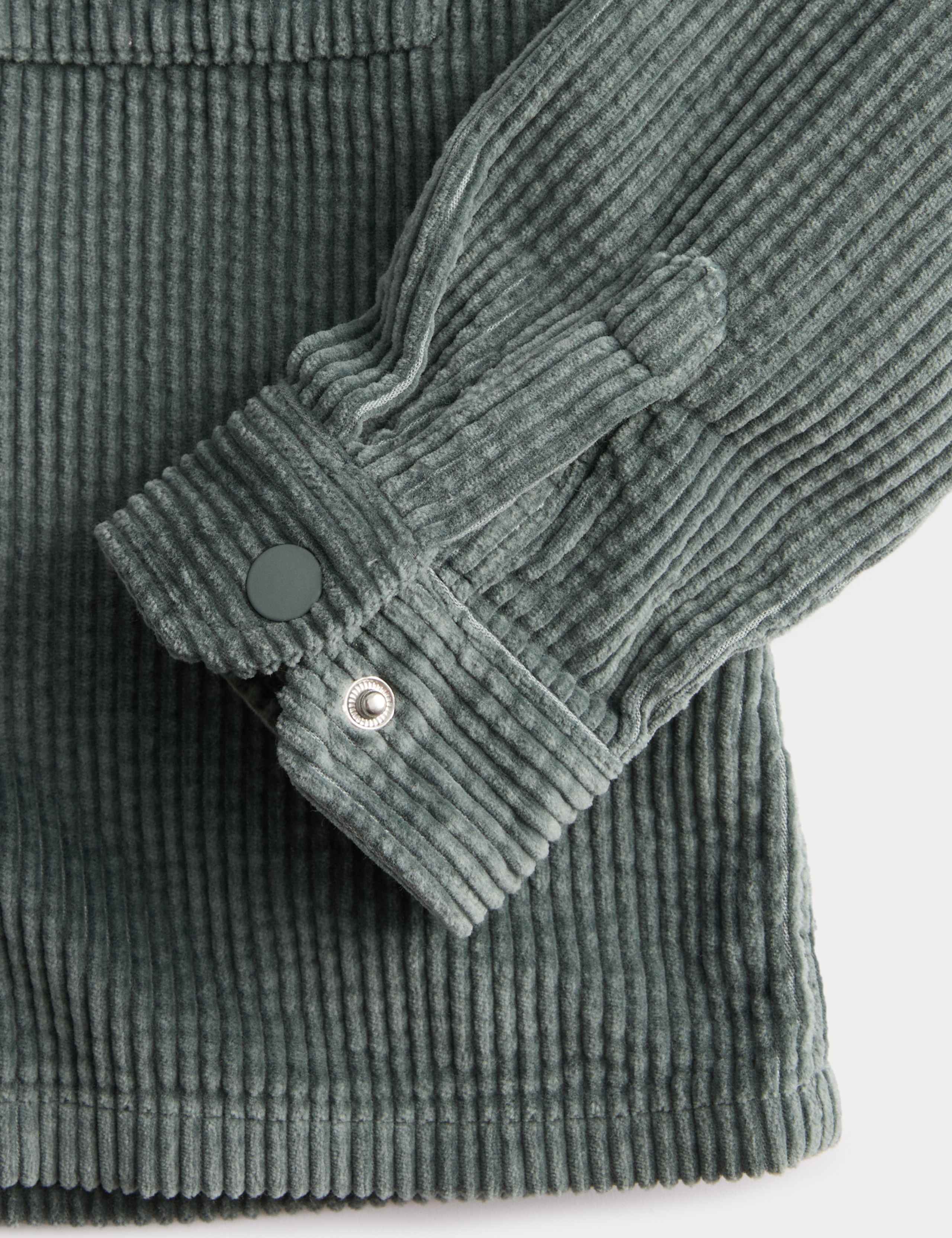 Pure Cotton Cord Shirt (2-8 Yrs) 2 of 3