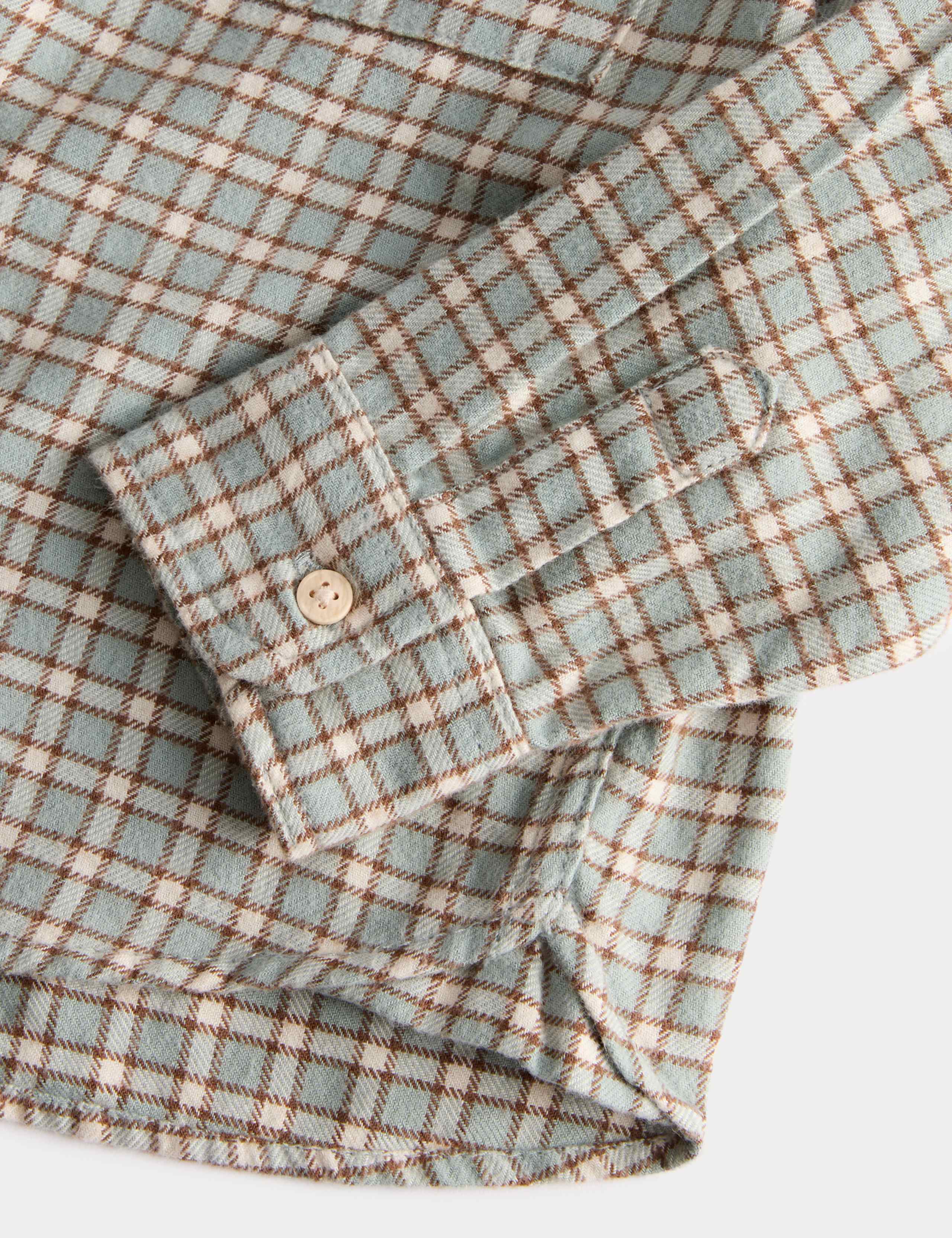 Pure Cotton Checked Shirt (2-8 Yrs) 2 of 2