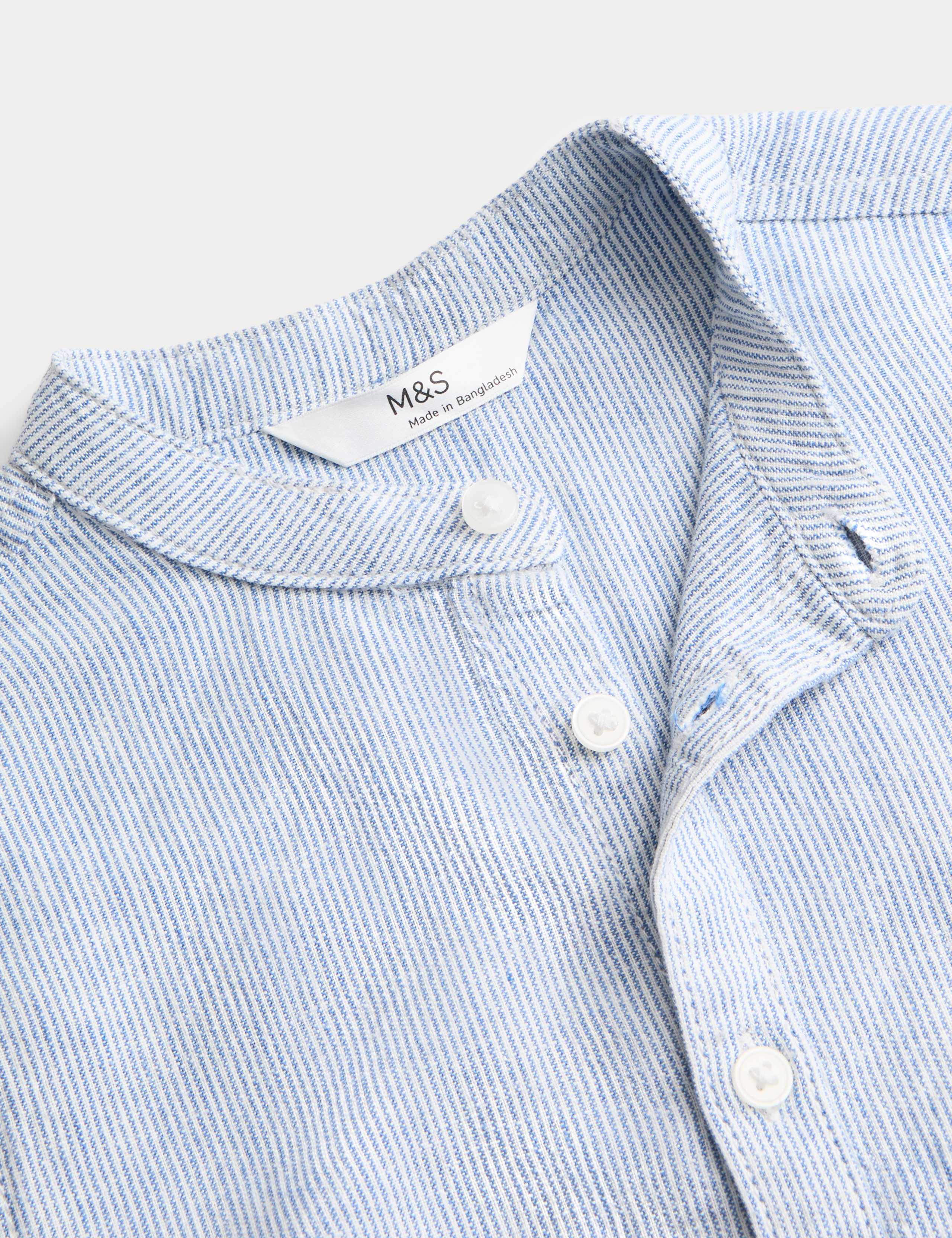 Linen Rich Grandad Shirt (2-8 Yrs) 3 of 4