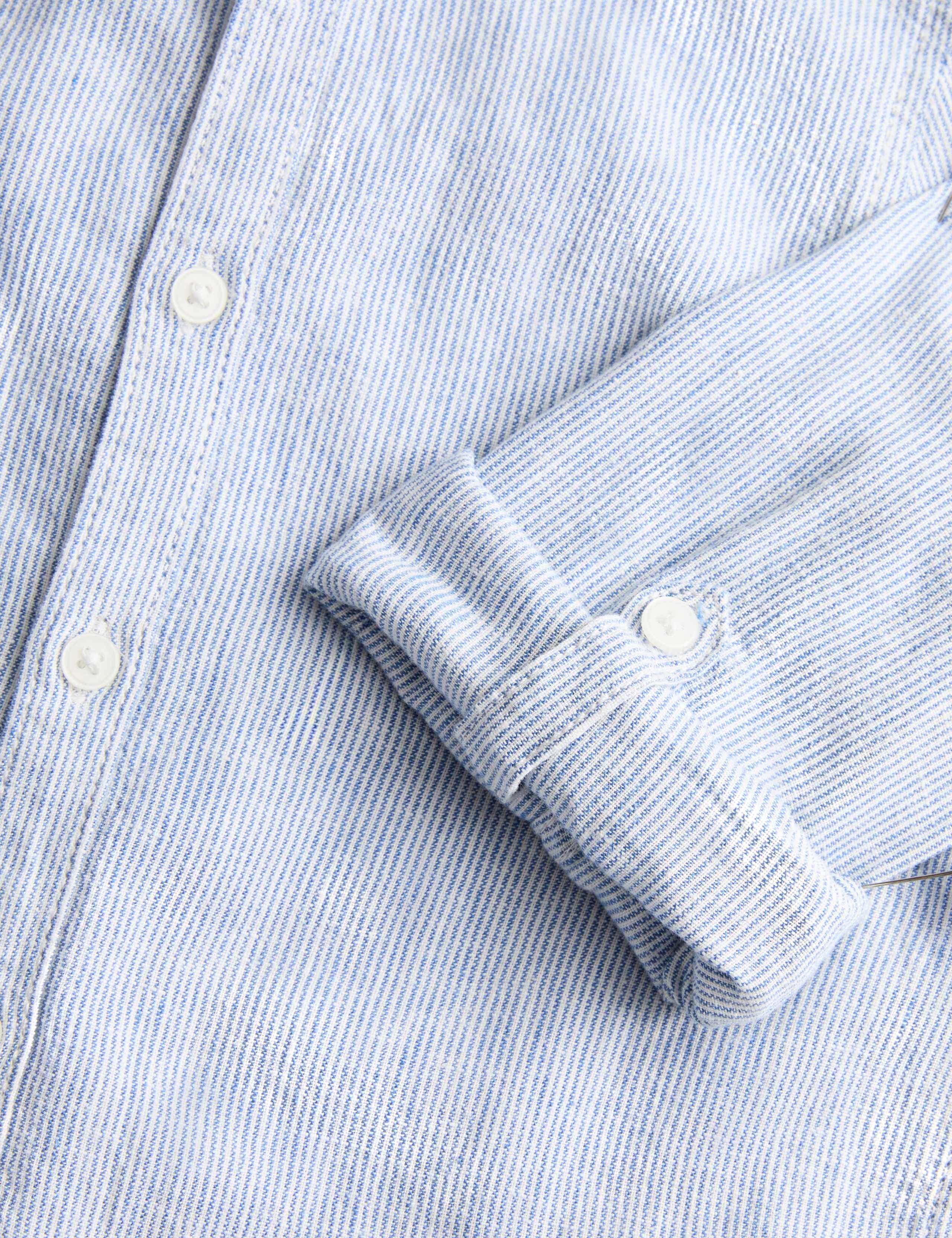 Linen Rich Grandad Shirt (2-8 Yrs) 4 of 4