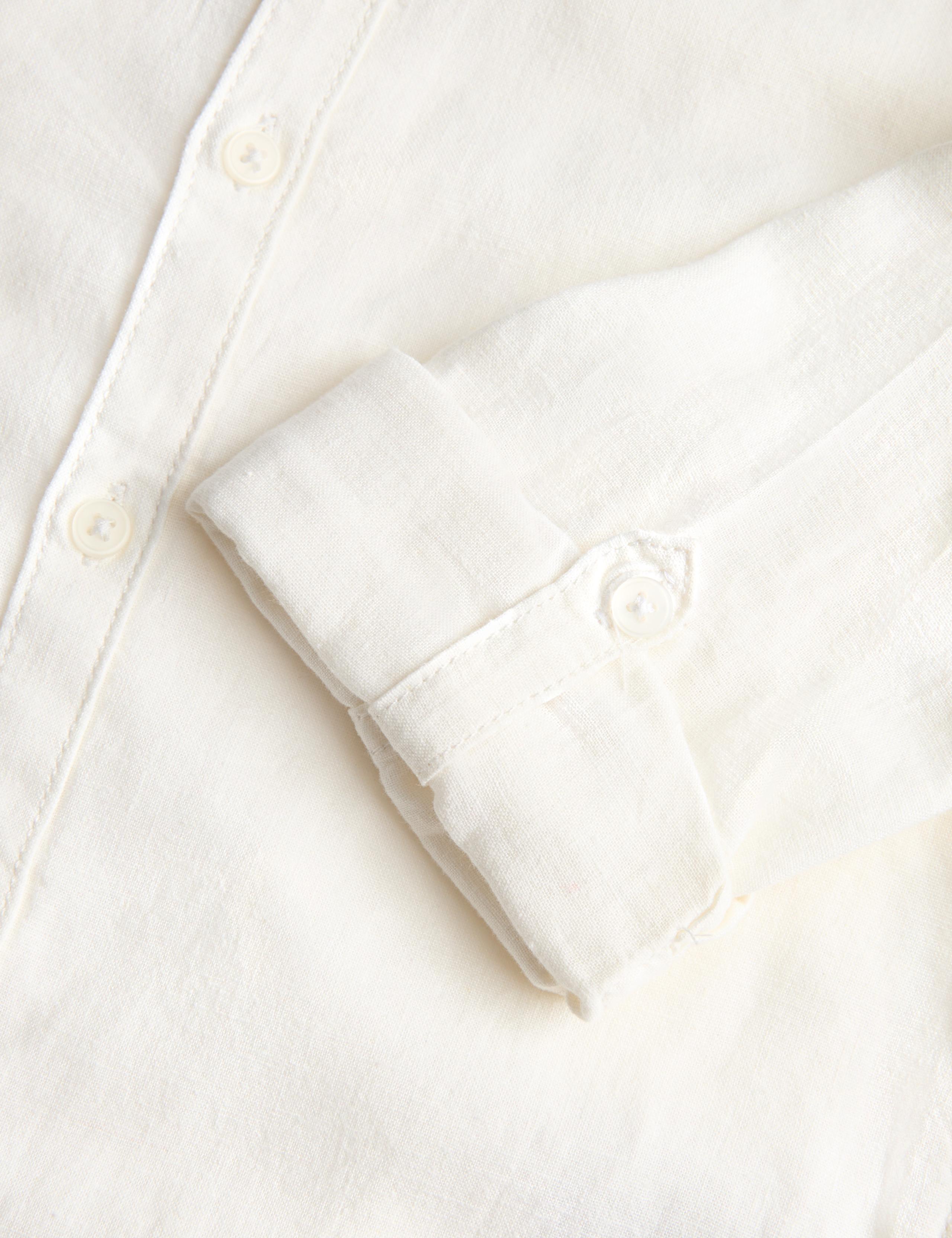 Linen Rich Grandad Shirt (2-8 Years) 3 of 3