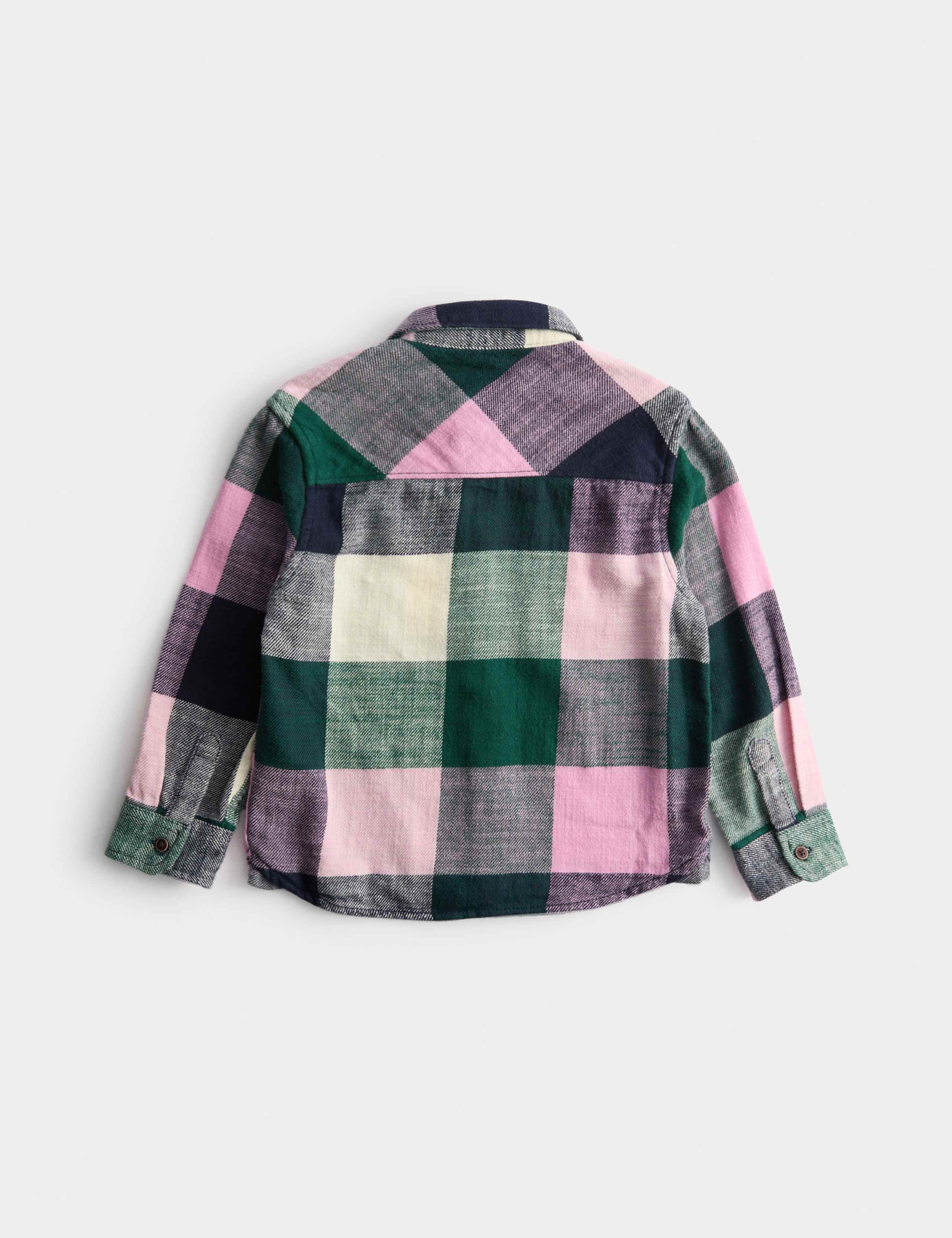 Pure Cotton Checked Shirt (2-8 Yrs) 2 of 4