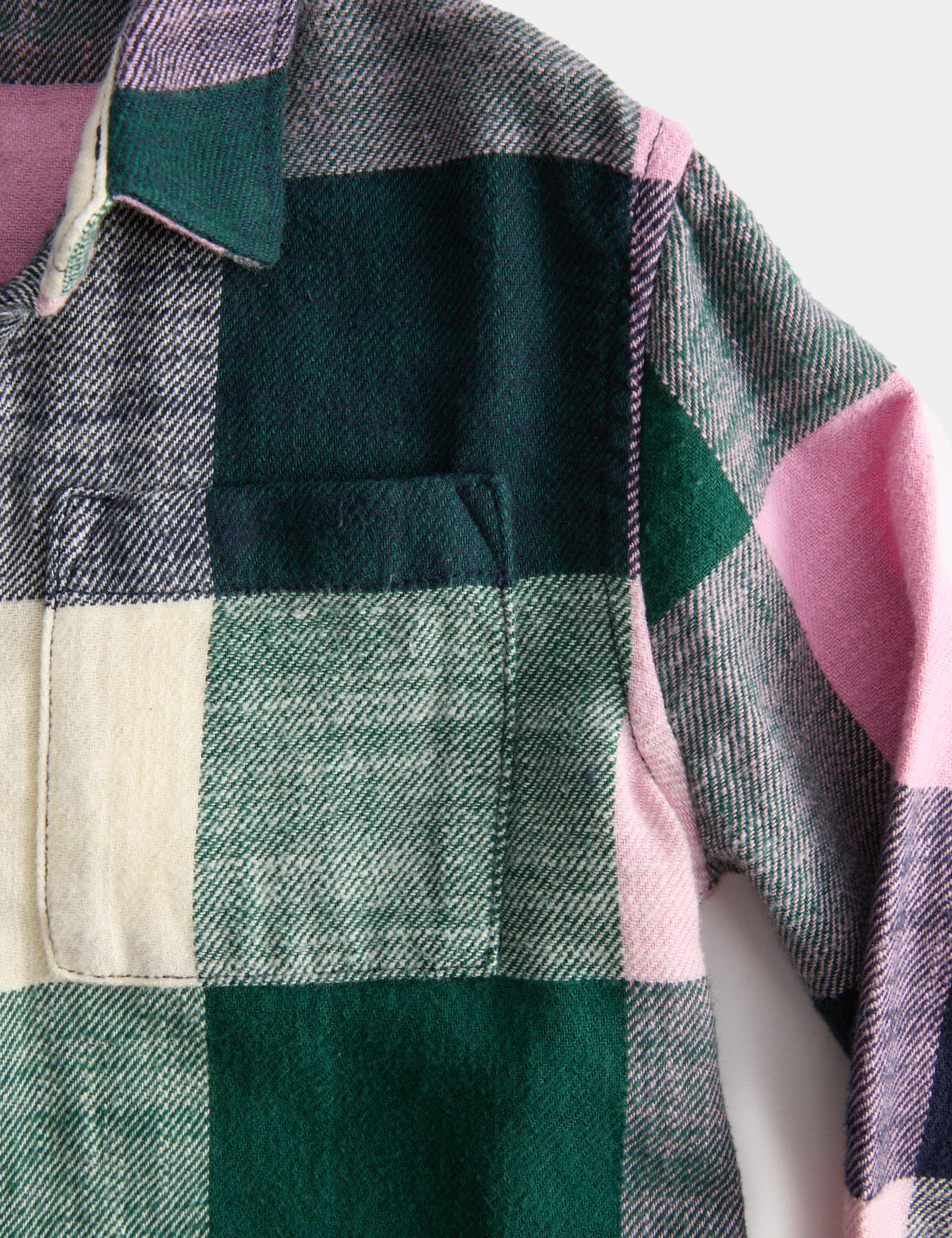Pure Cotton Checked Shirt (2-8 Yrs) 4 of 4