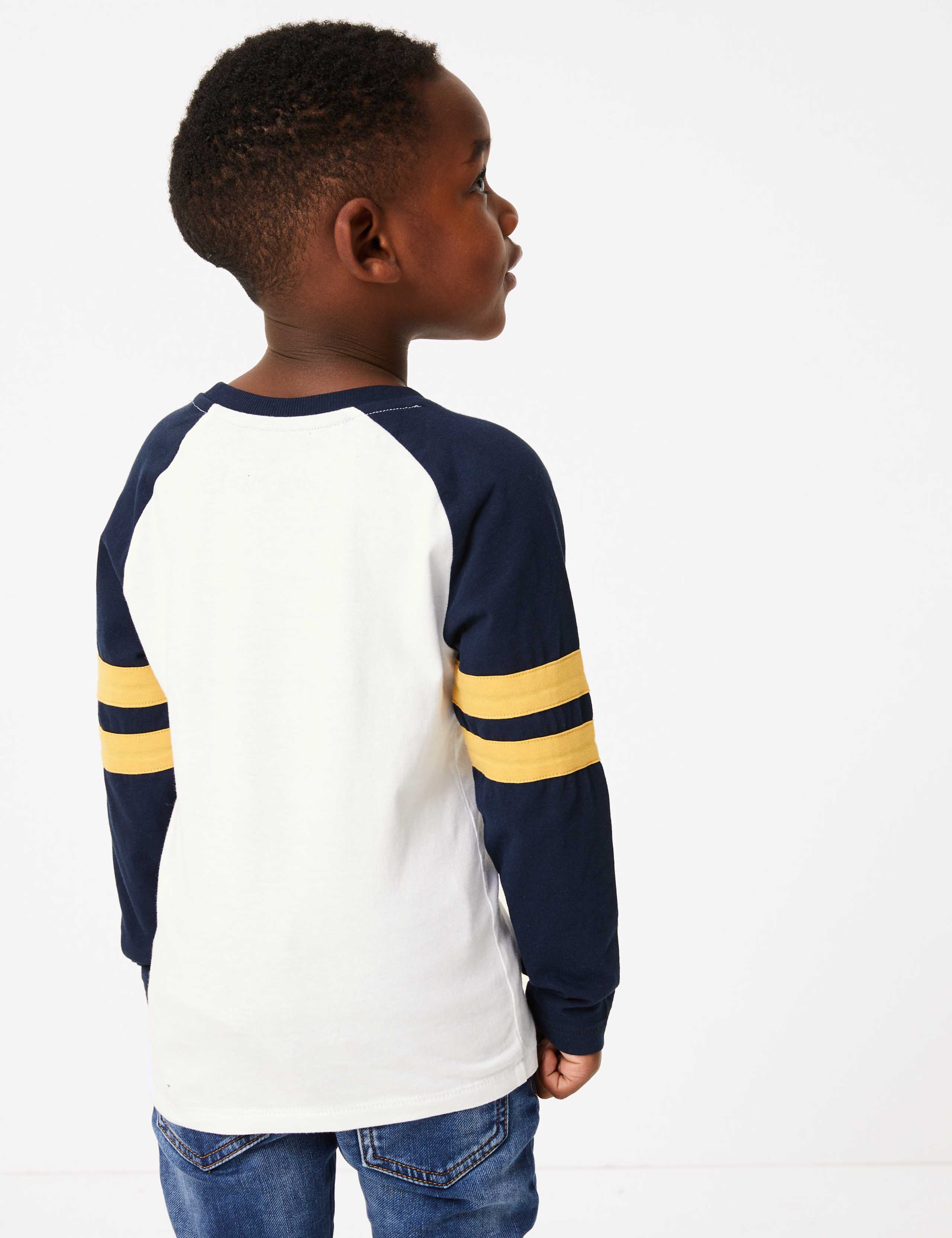 Cotton Raglan Top (2-7 Years) 4 of 4