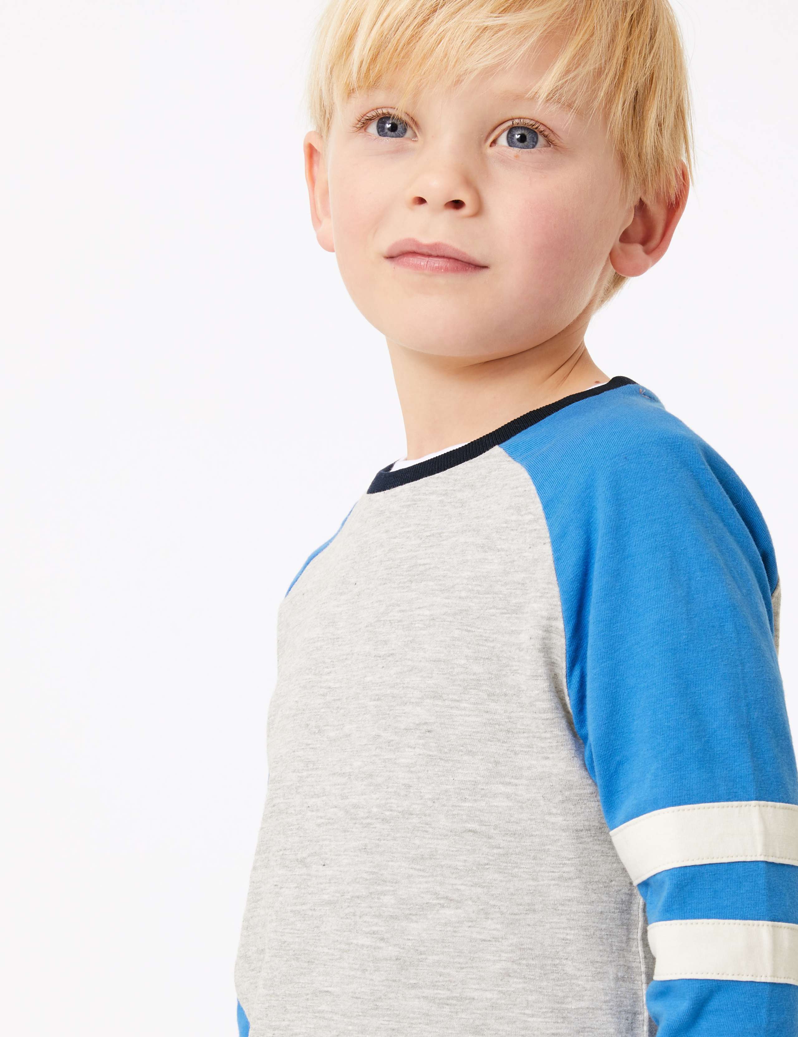 Cotton Rich Raglan Top (2-7 Years) 3 of 4