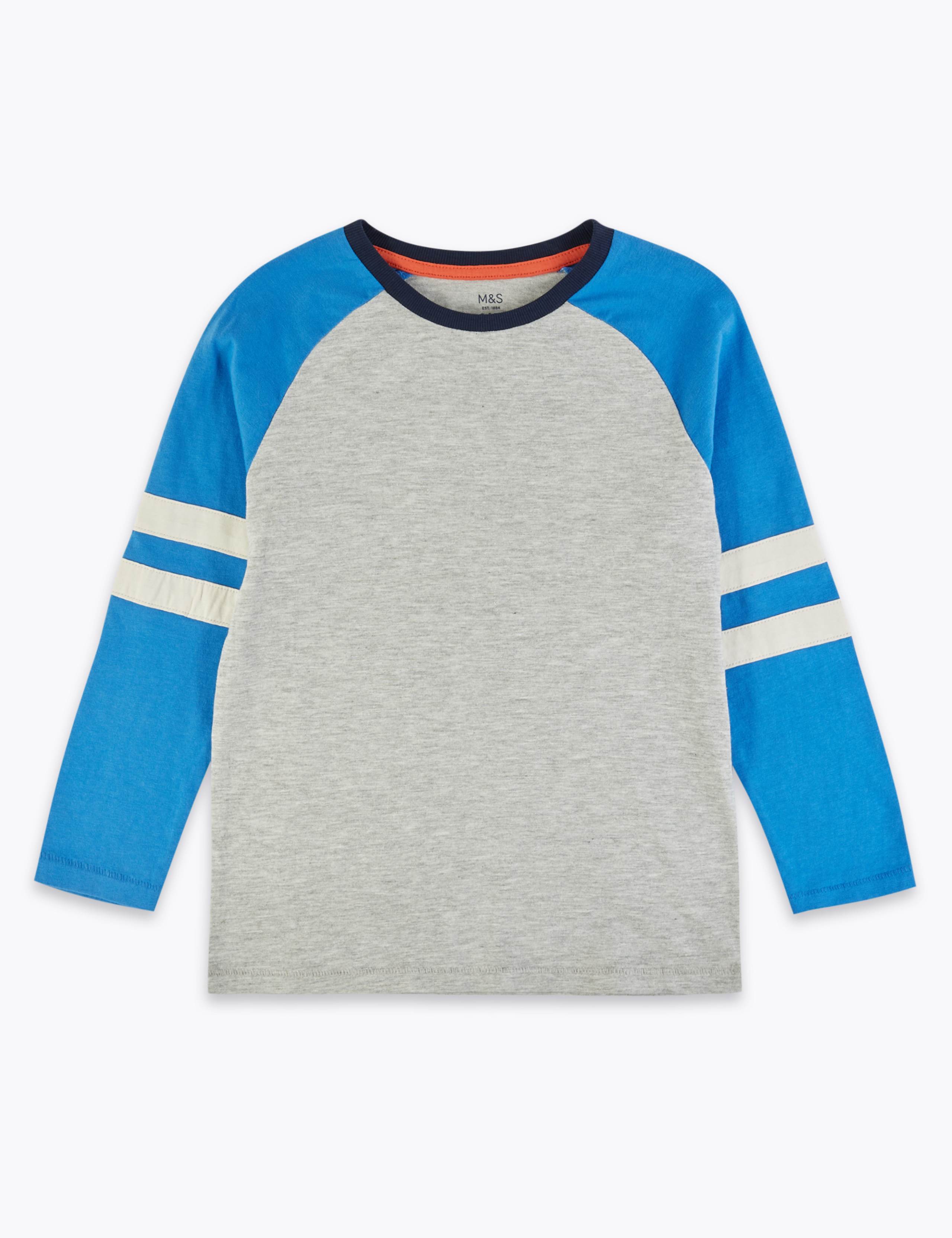 Cotton Rich Raglan Top (2-7 Years) 2 of 4