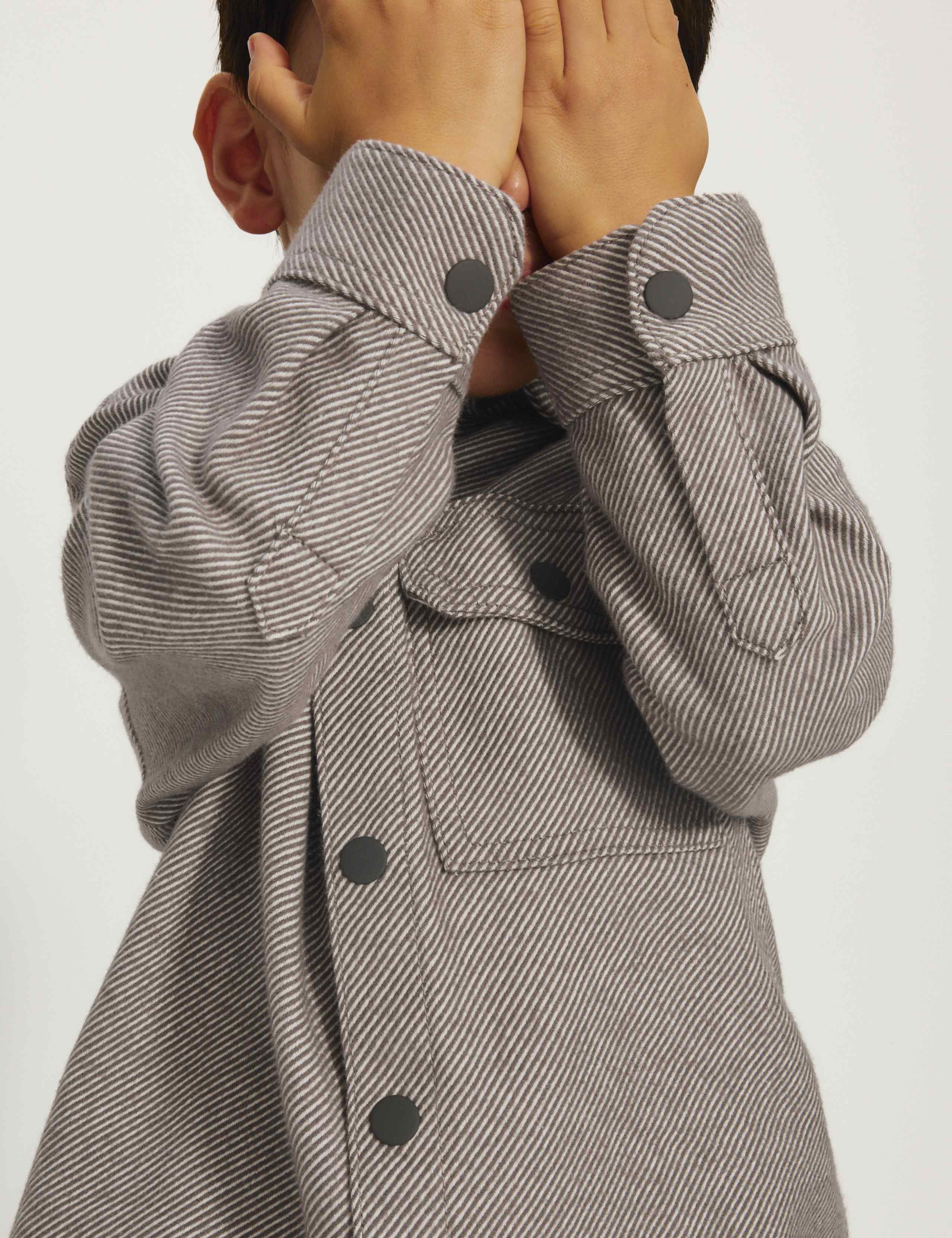 Pure Cotton Brushed Striped Shirt (2-8 Yrs) 4 of 8