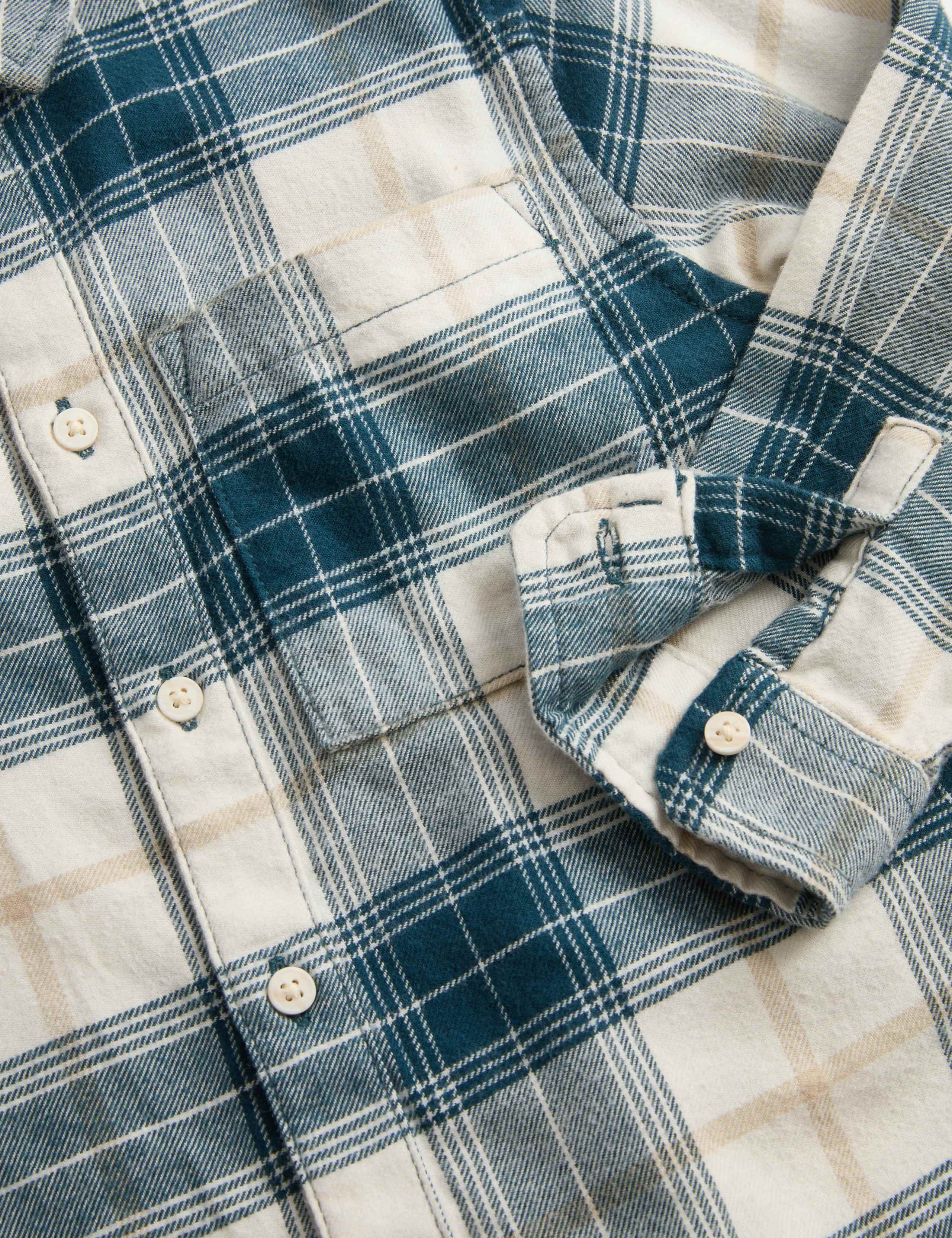 Pure Cotton Checked Shirt (2-8 Yrs) 2 of 2