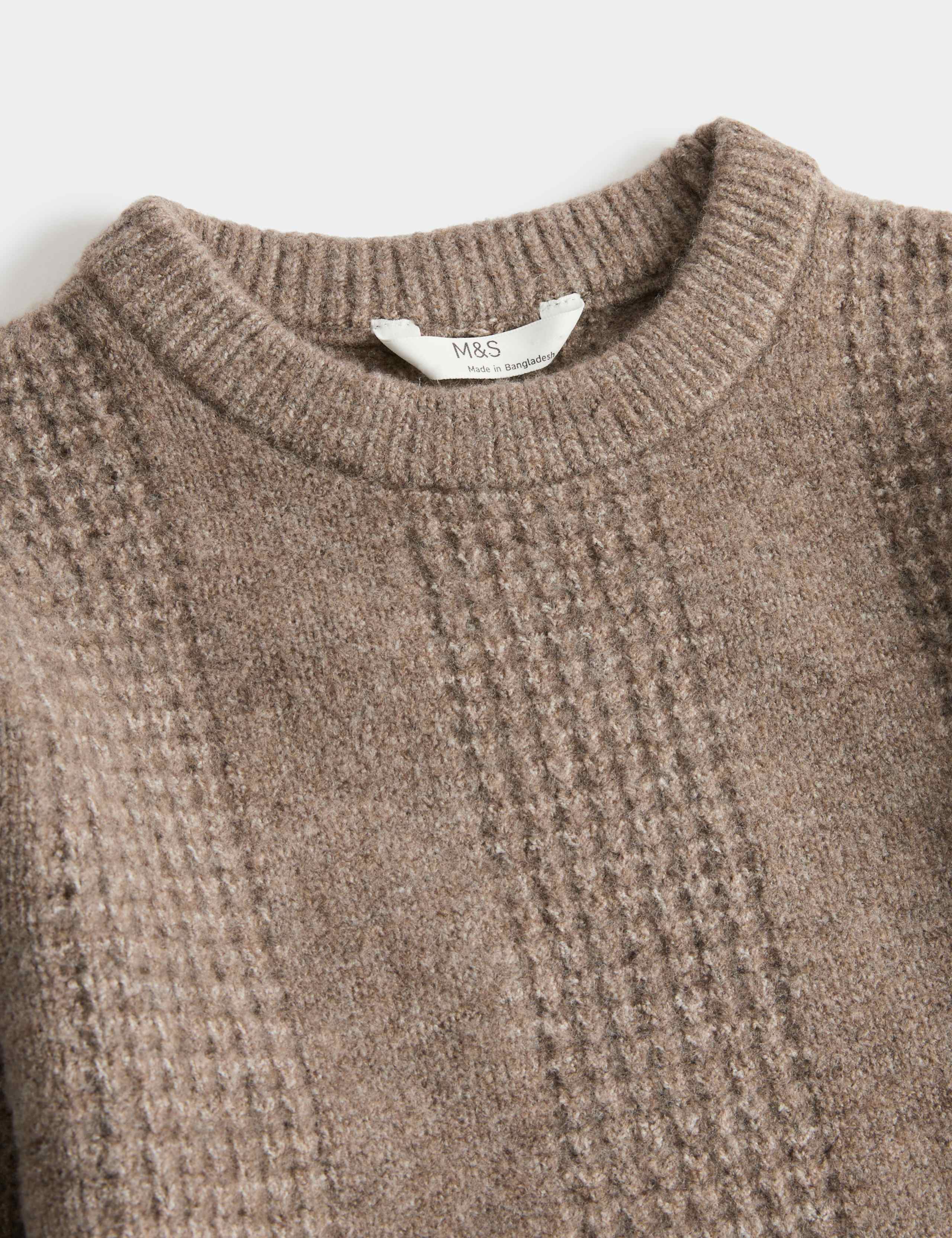 Textured Knitted Jumper (2-8 Yrs) 2 of 2