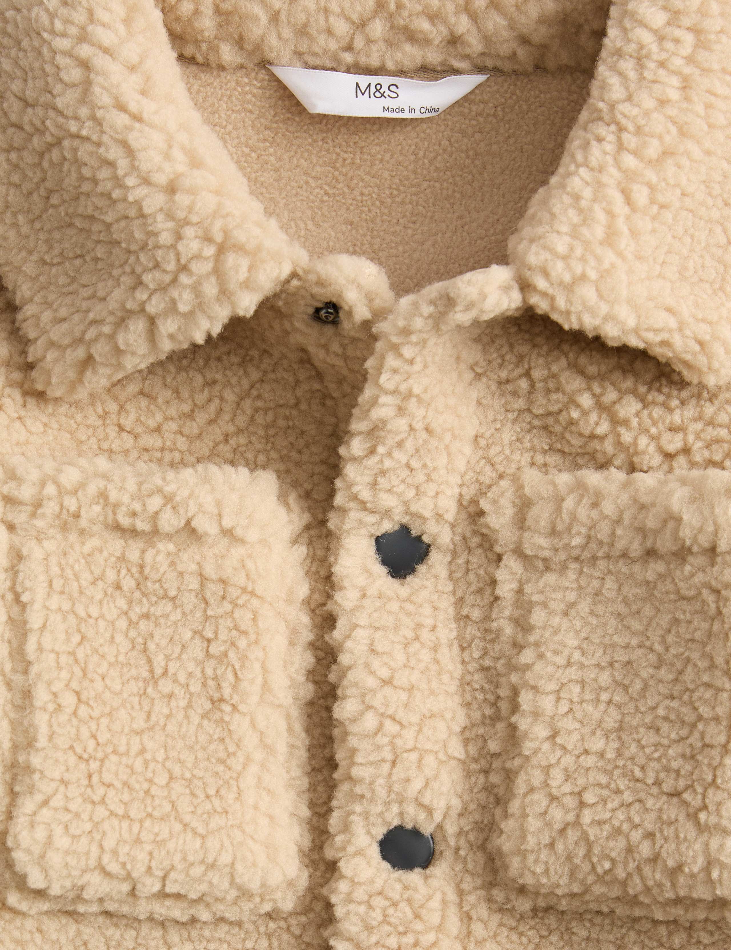Borg Fleece Lined Shacket (2-8 Yrs) 3 of 4