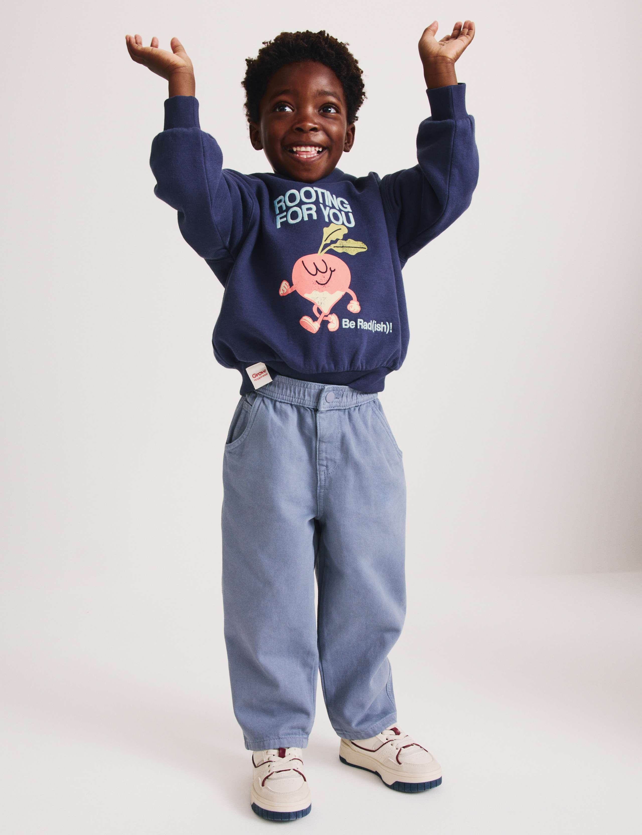 Cotton Rich Radish Graphic Hoodie (2-8 Yrs) 3 of 5