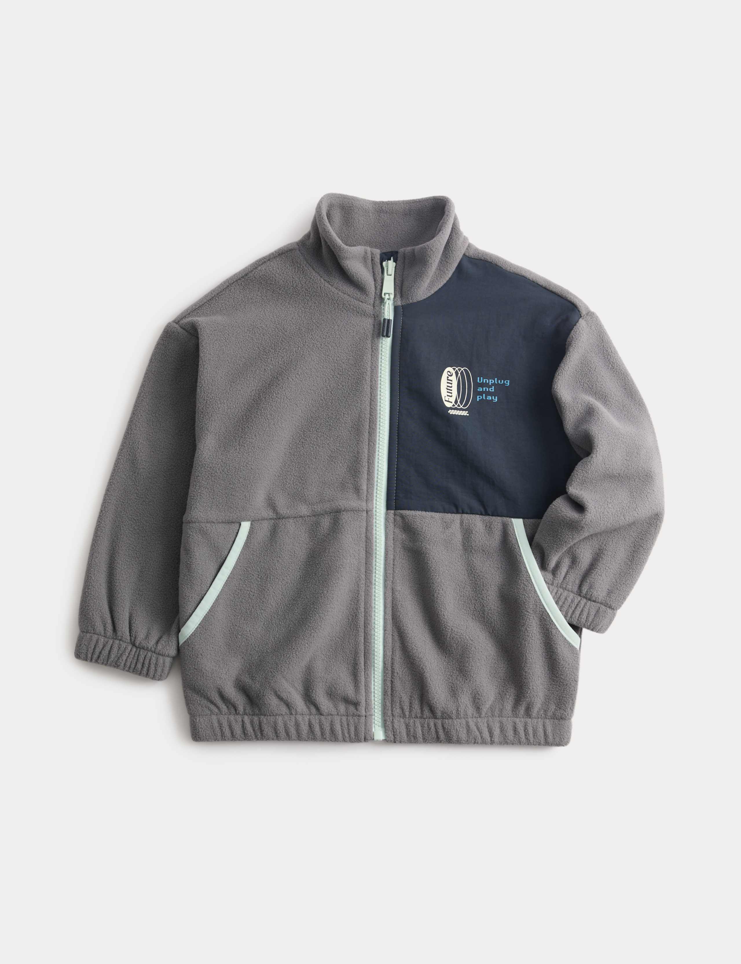 Fleece Unplug and Play Zip Through Jacket (2-8 Yrs) 2 of 7