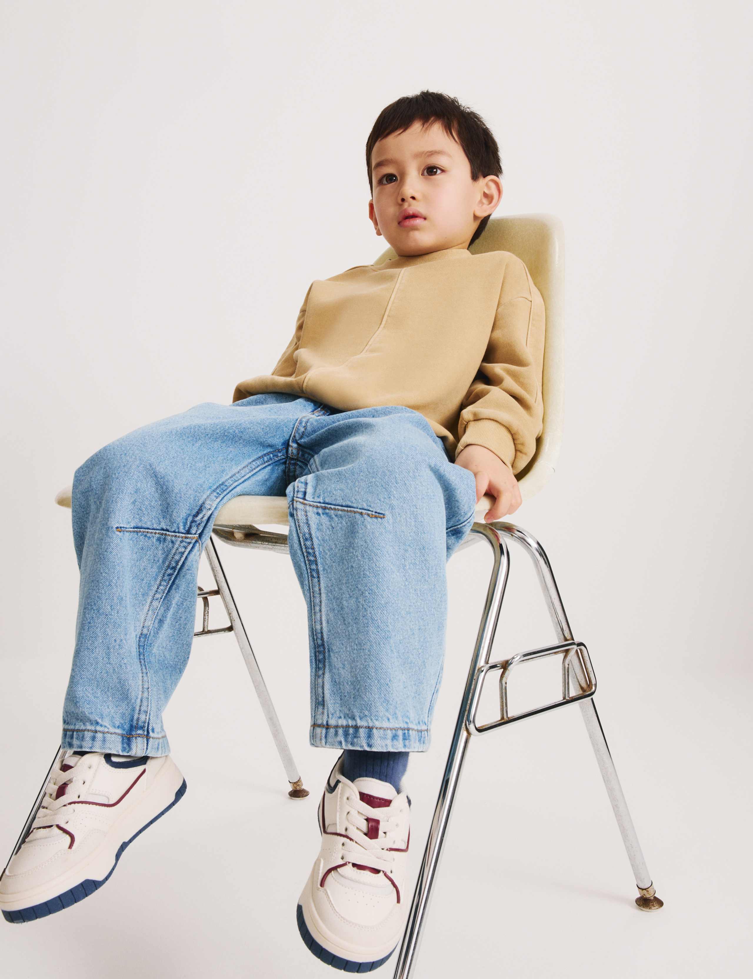 Cotton Rich Badge Sweatshirt (2-8 Yrs) 3 of 7