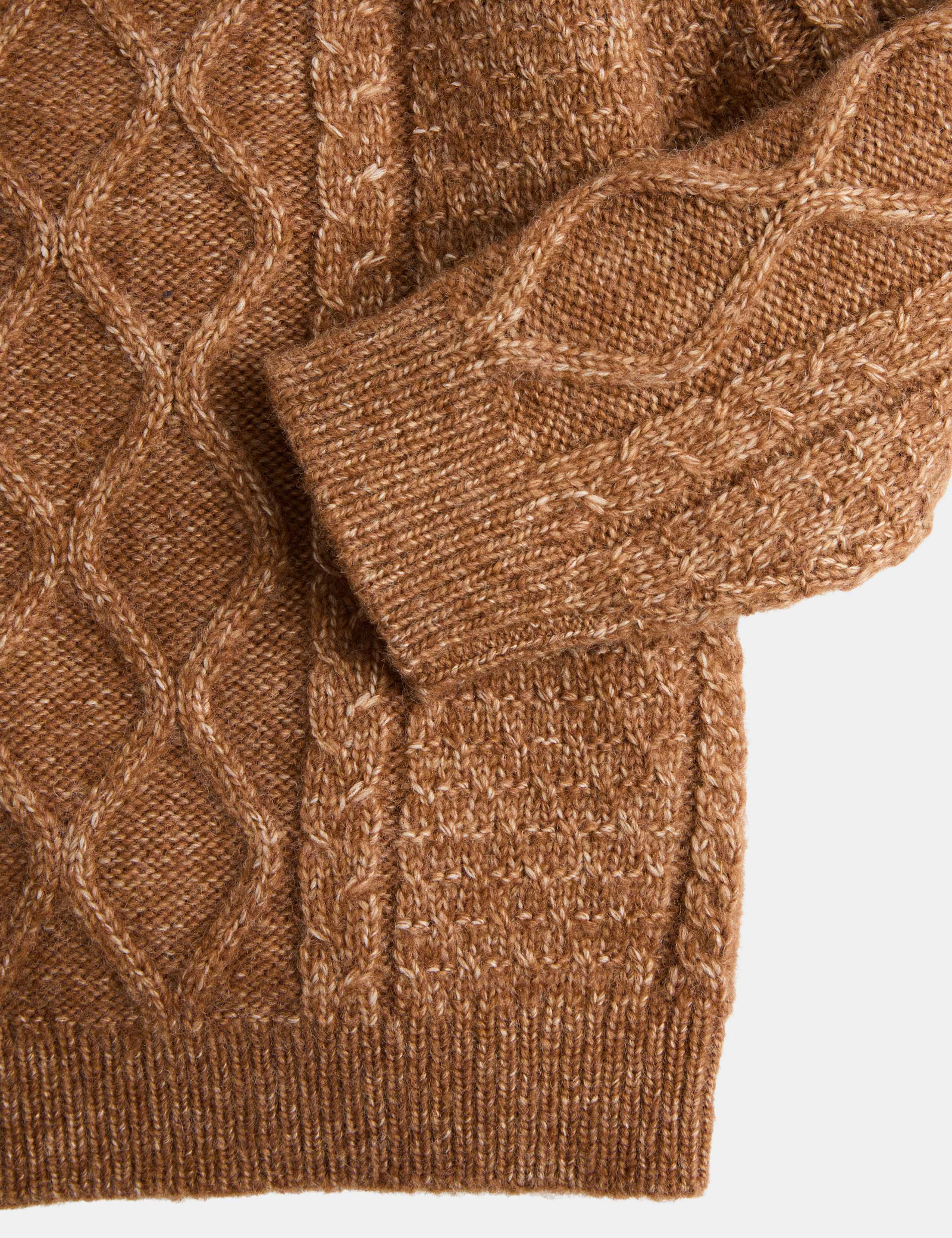 Cable Knitted Jumper with Wool (2-8 Yrs) 2 of 2