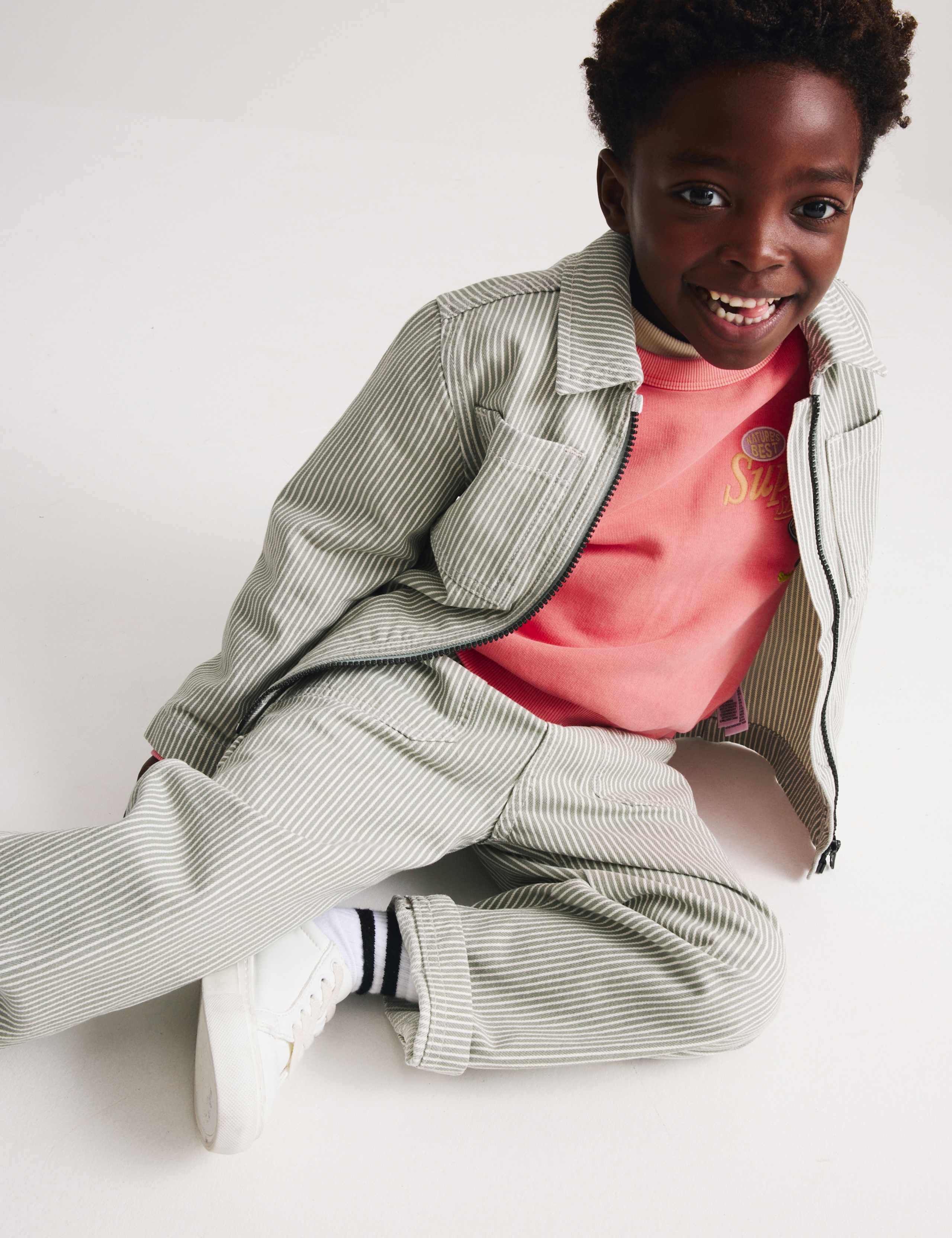 Cotton Rich Vegetable Sweatshirt (1-8 Yrs) 5 of 7