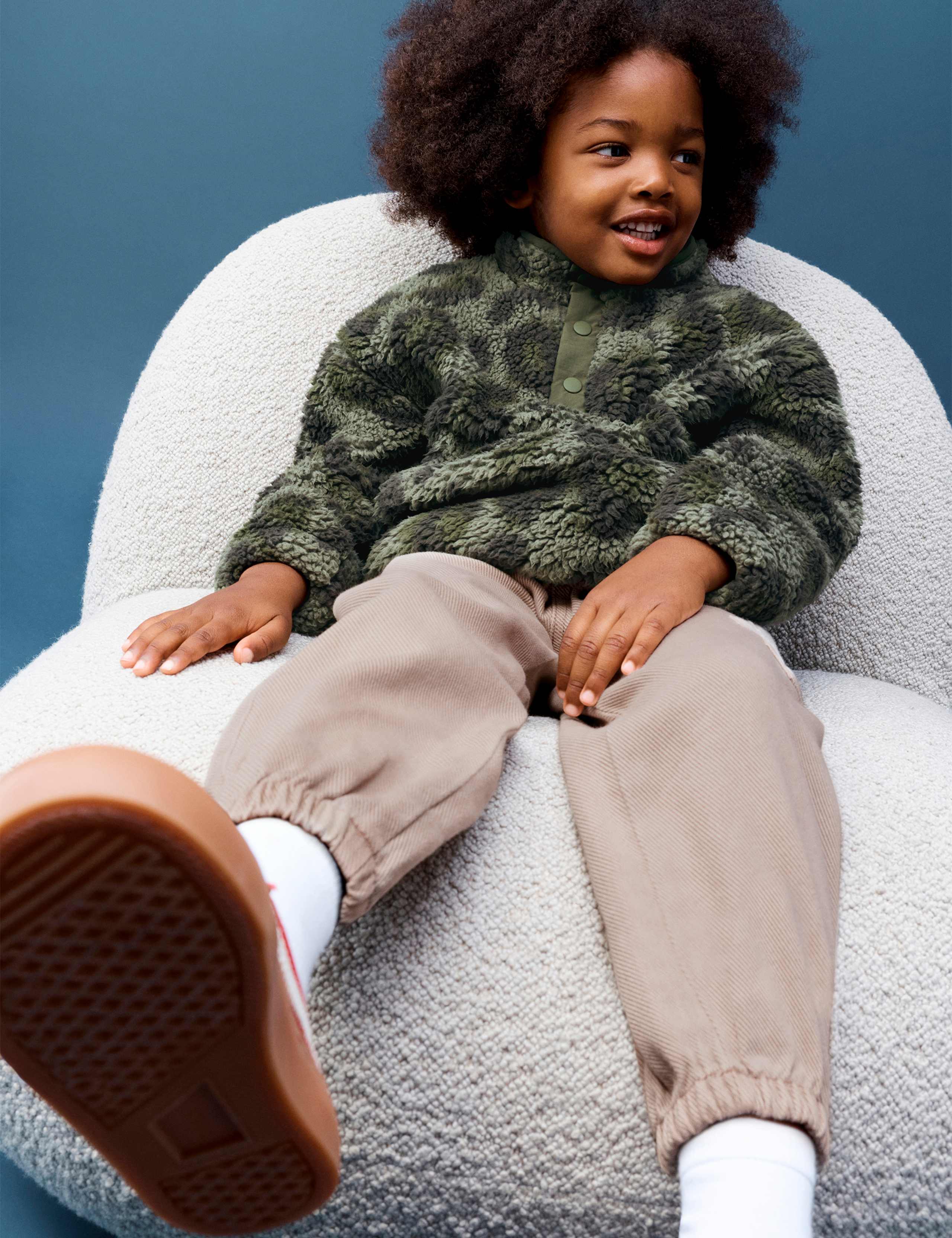 Borg Animal Print Jacket (2-8 Yrs) 3 of 5