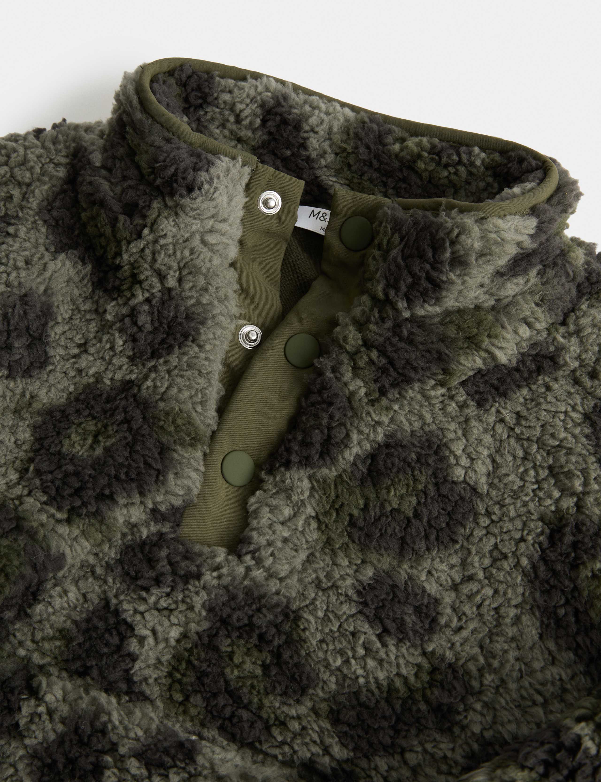 Borg Animal Print Jacket (2-8 Yrs) 2 of 3