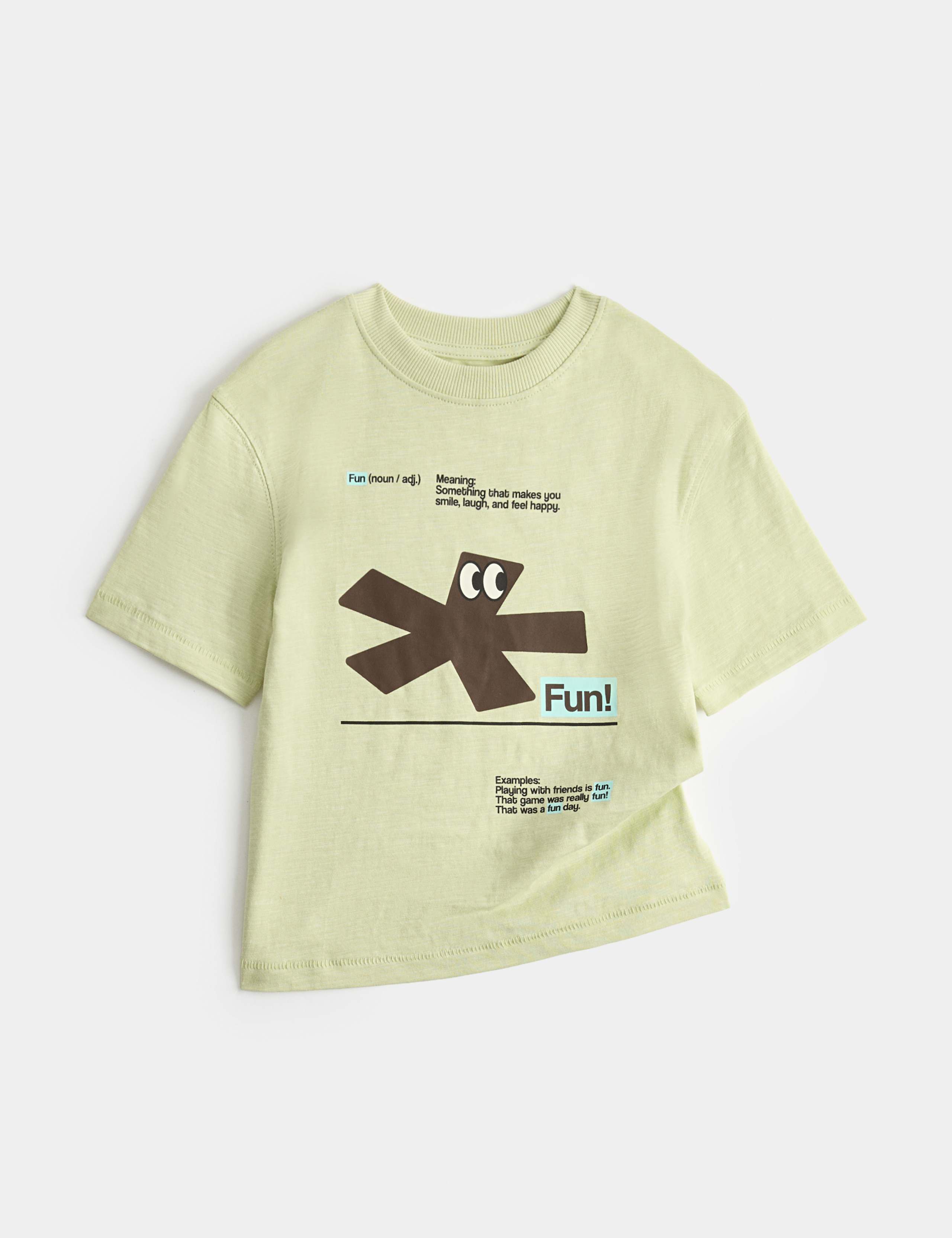Pure Cotton Graphic T-Shirt (2-8 Yrs) 1 of 1