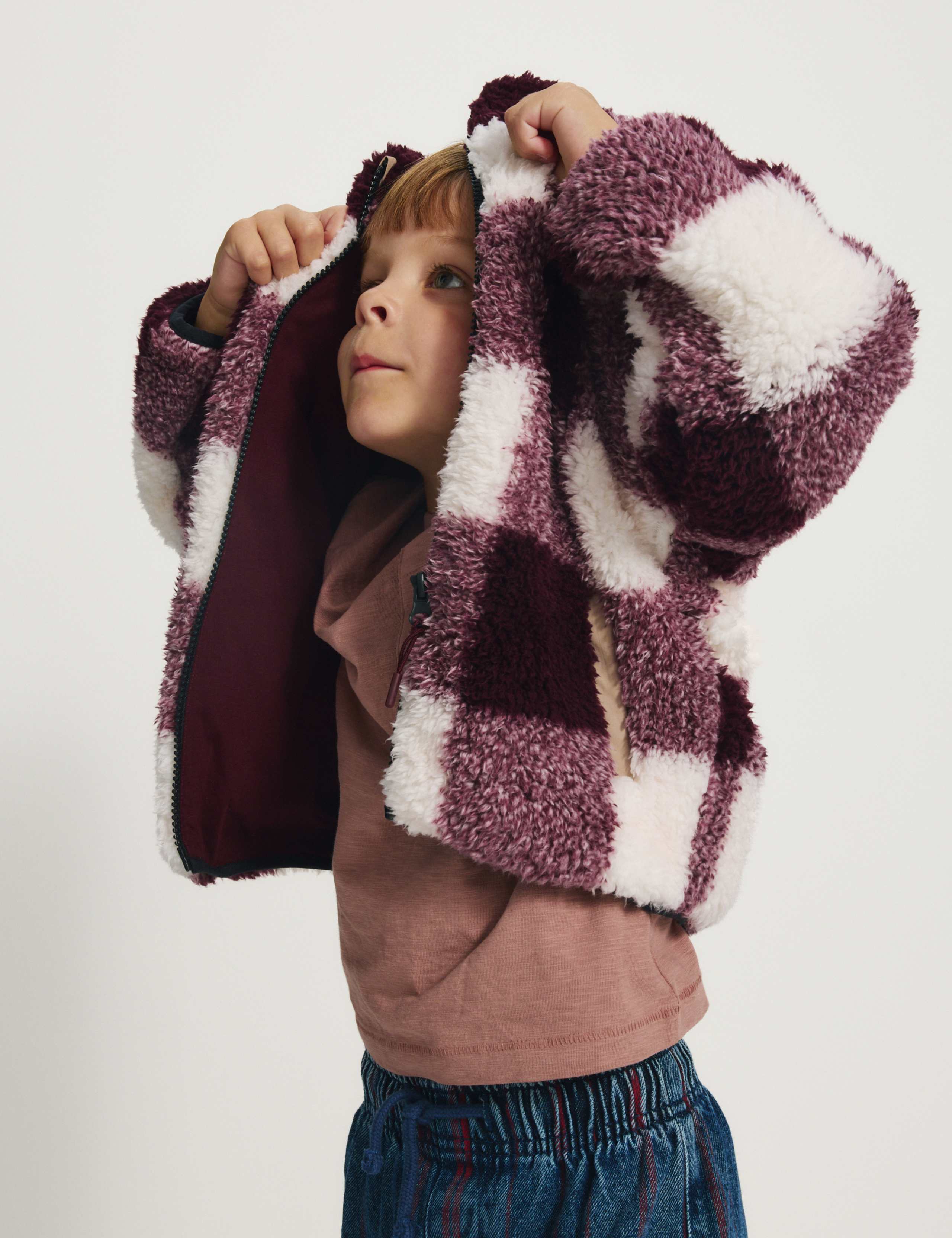 Borg Checked Jacket (2-8 Yrs) 6 of 9