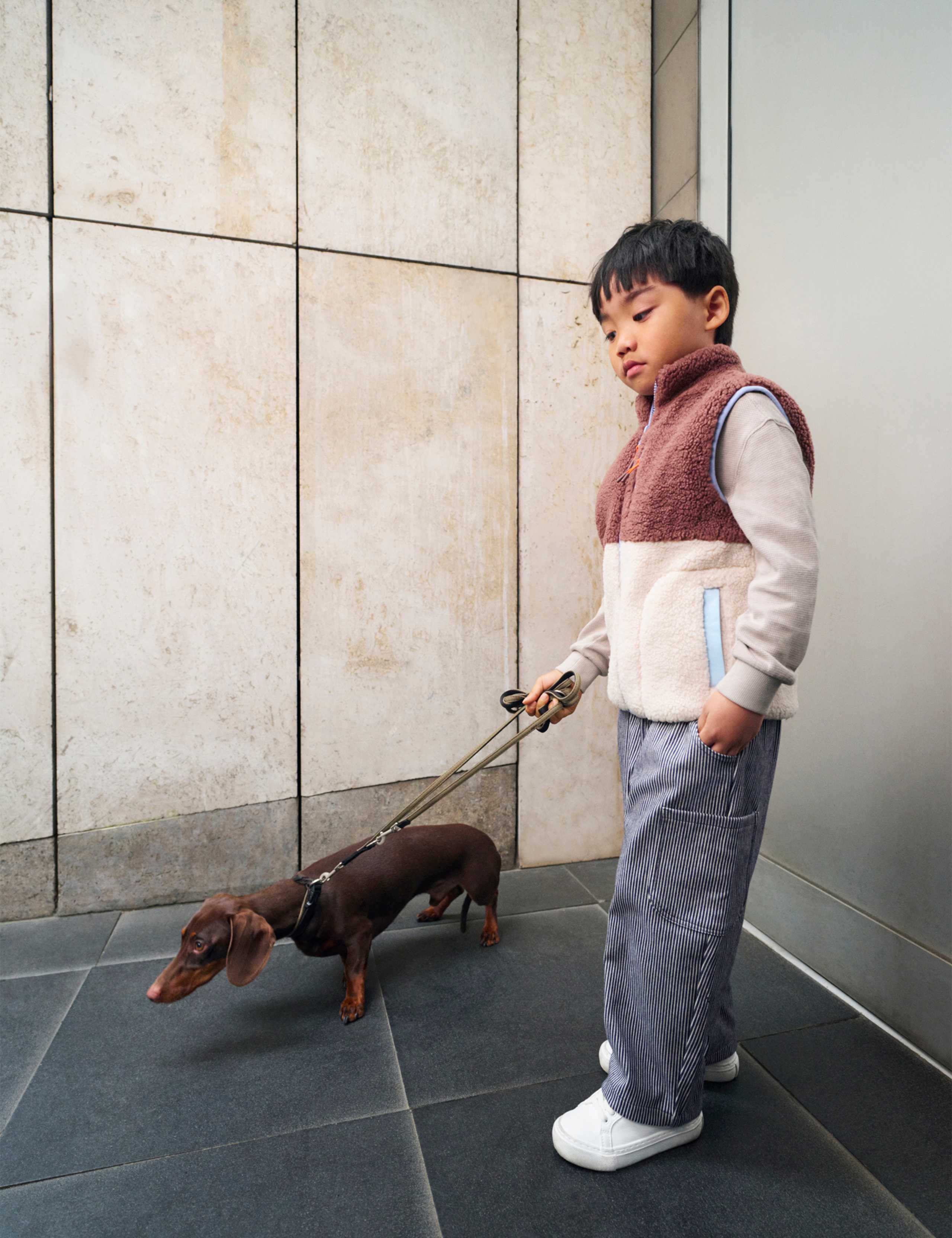 Borg Colour Block Gilet (2-8 Yrs) 3 of 6