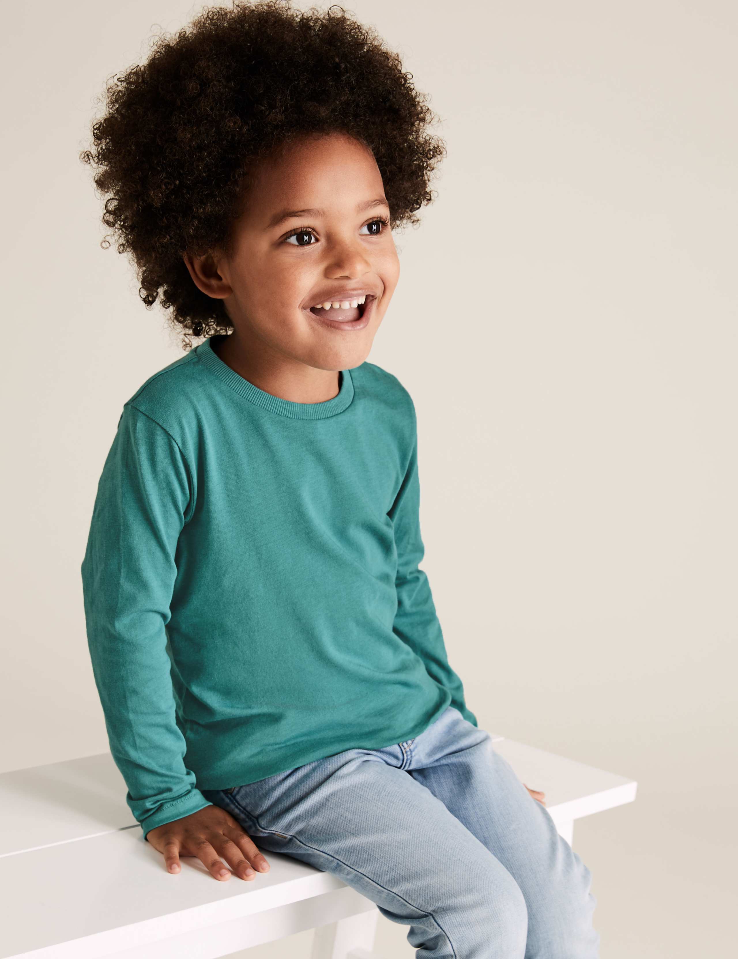 3pk Pure Cotton Top (2-7 Yrs) 2 of 5