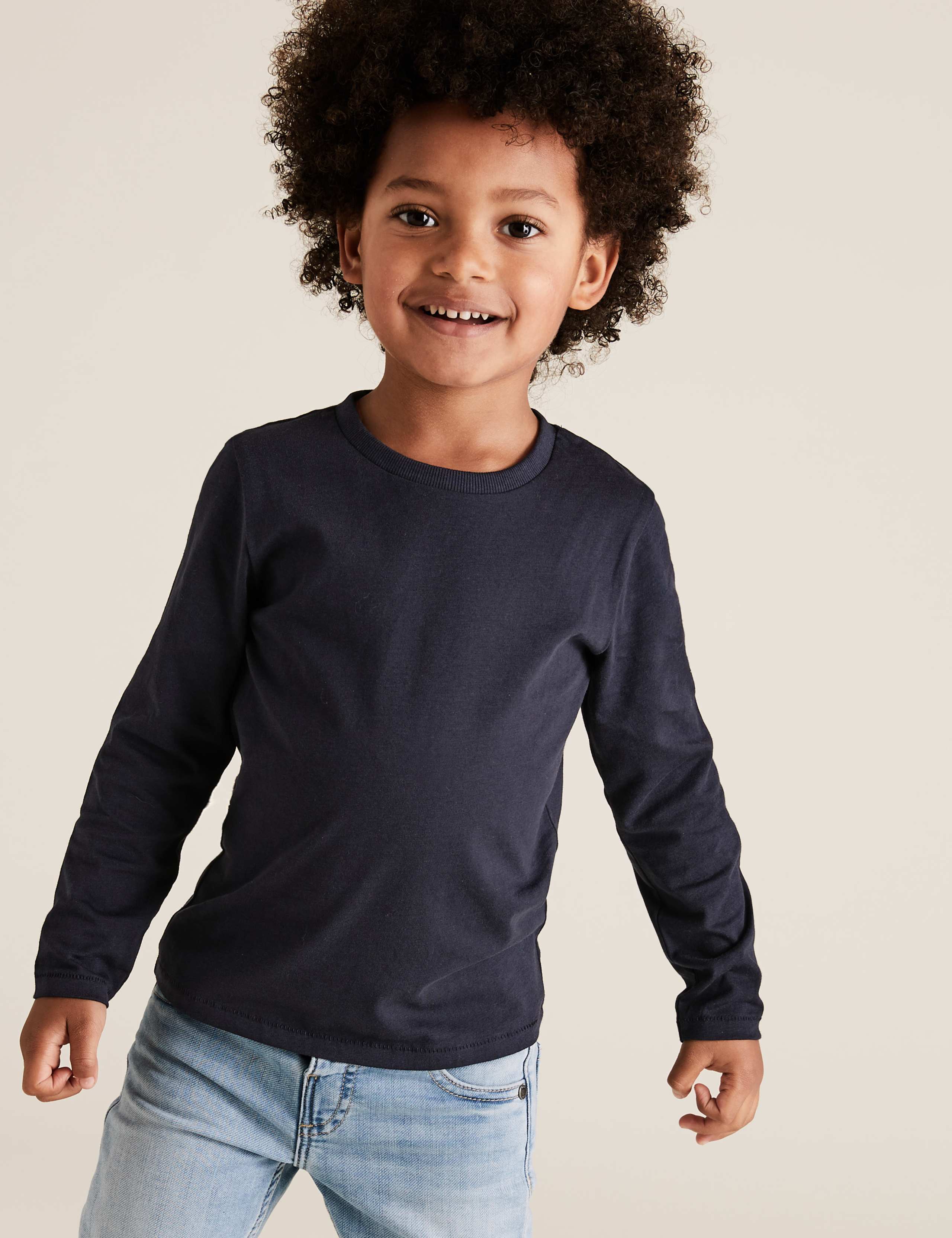 3pk Pure Cotton Top (2-7 Yrs) 3 of 5