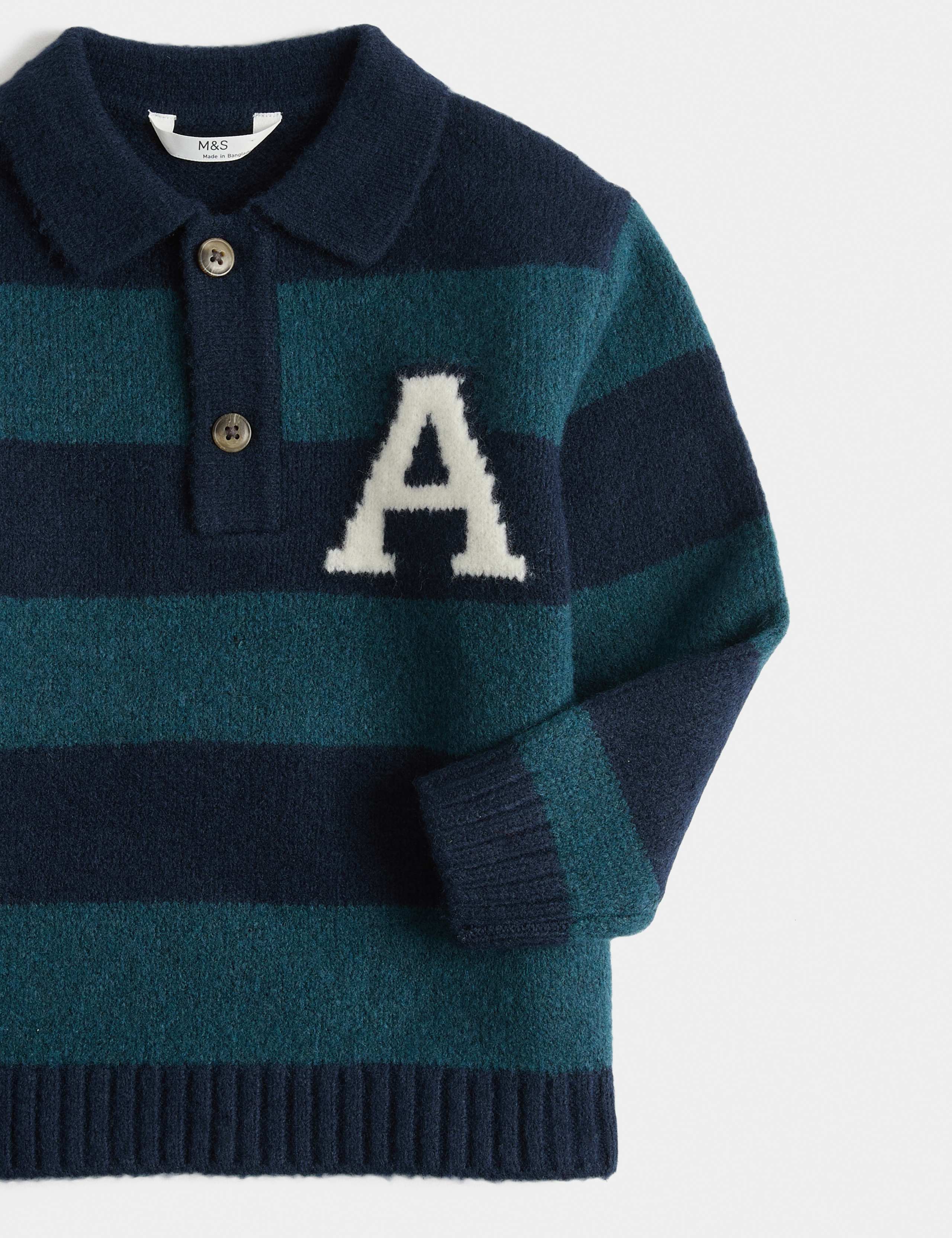Striped Rugby Knitted Jumper 2 of 2