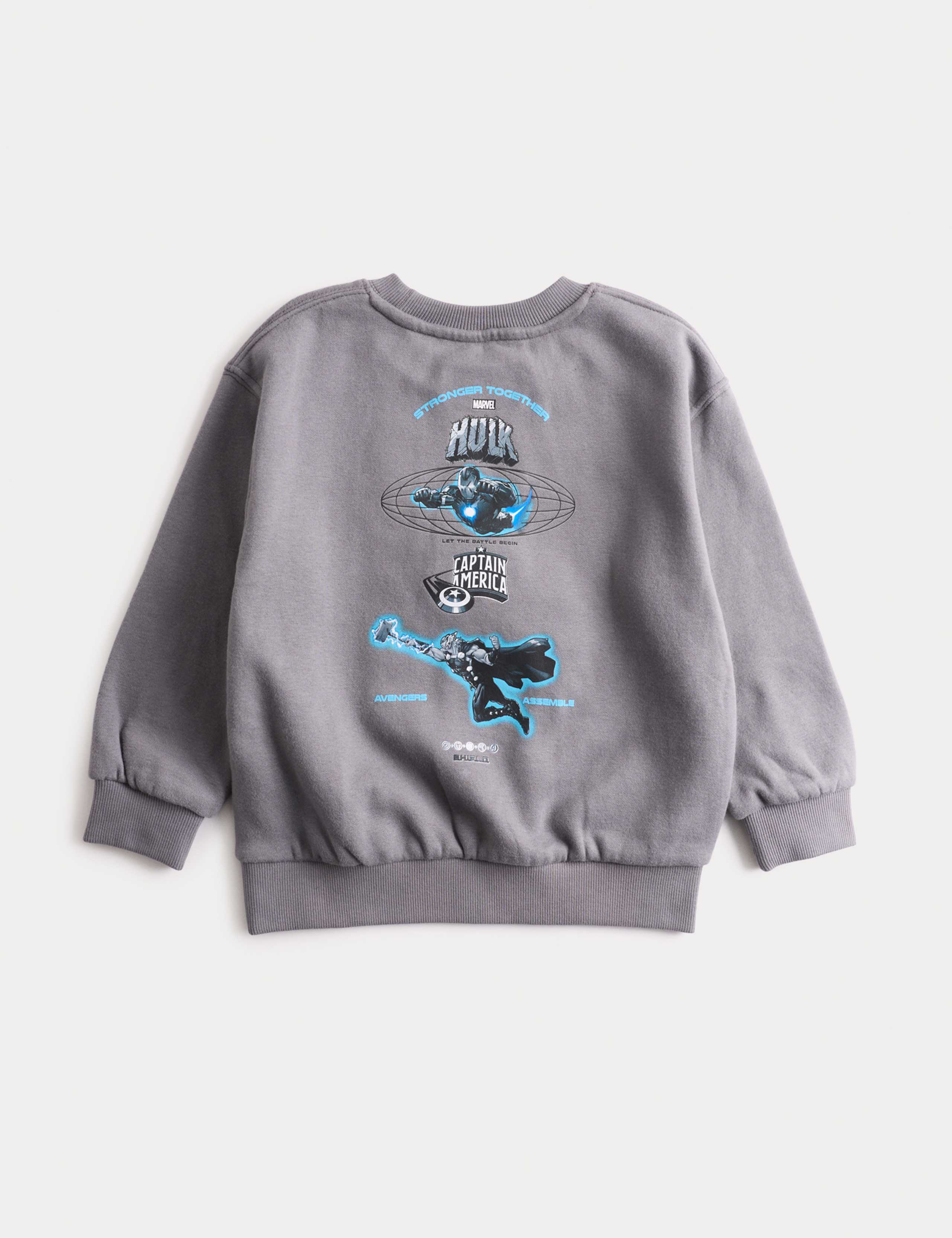 Cotton Rich Avengers™ Sweatshirt (2-8 Yrs) 2 of 2