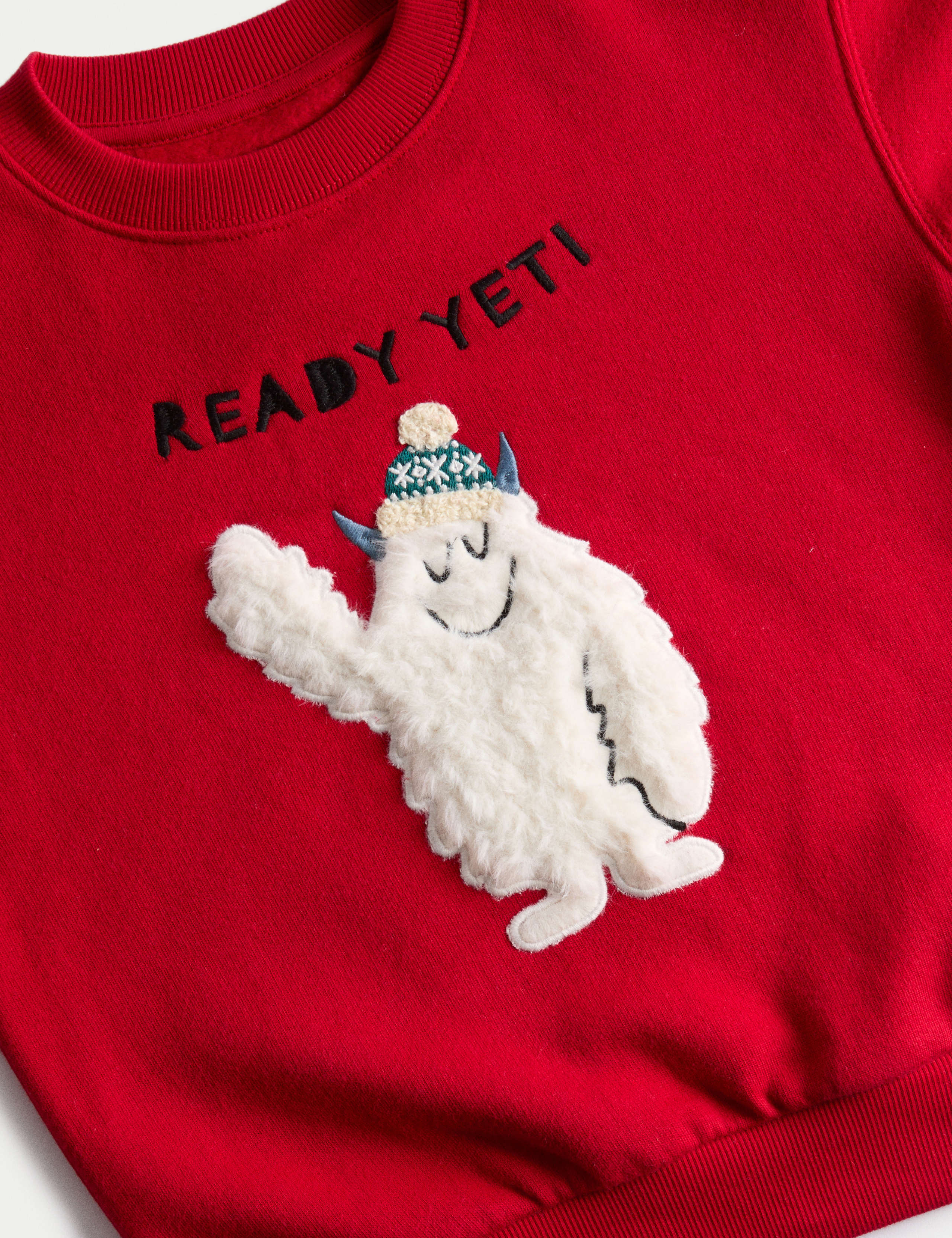 Cotton Rich Yeti Christmas Sweatshirt (2-8 Yrs) 2 of 2