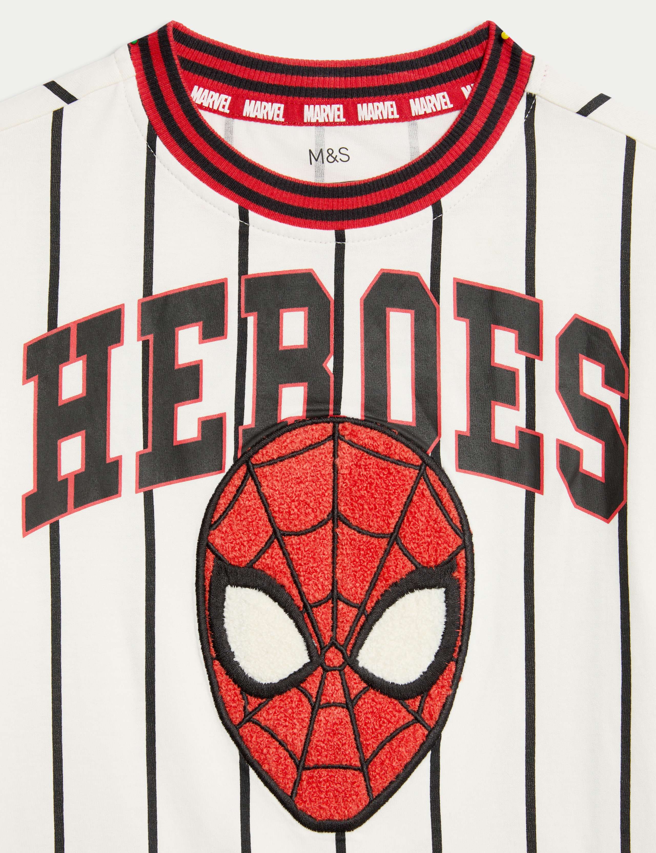 Pure Cotton Spider-Man™ Baseball Shirt (2-8 Yrs) 2 of 3