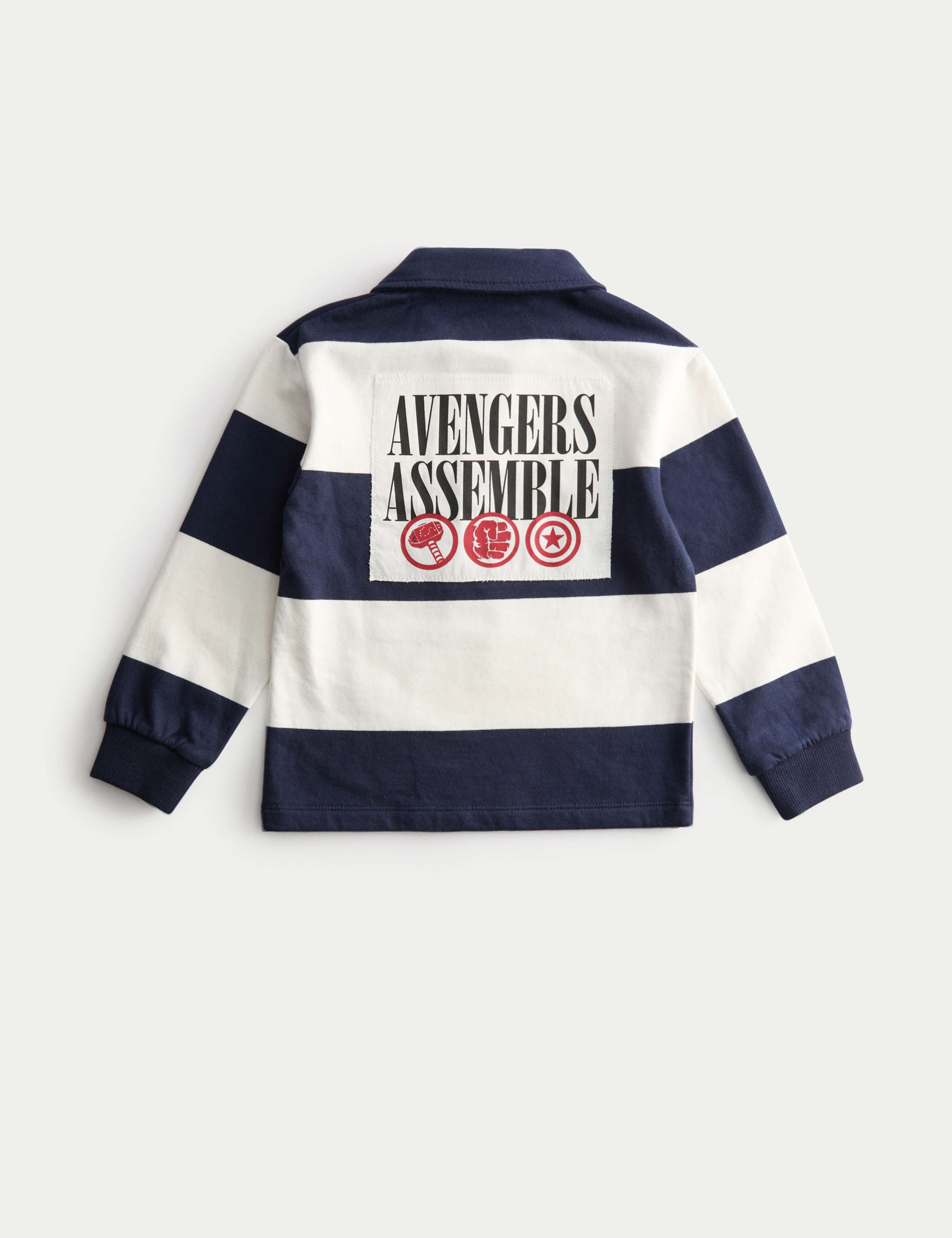 Pure Cotton Avengers™ Rugby Top (2-8 Yrs) 2 of 3