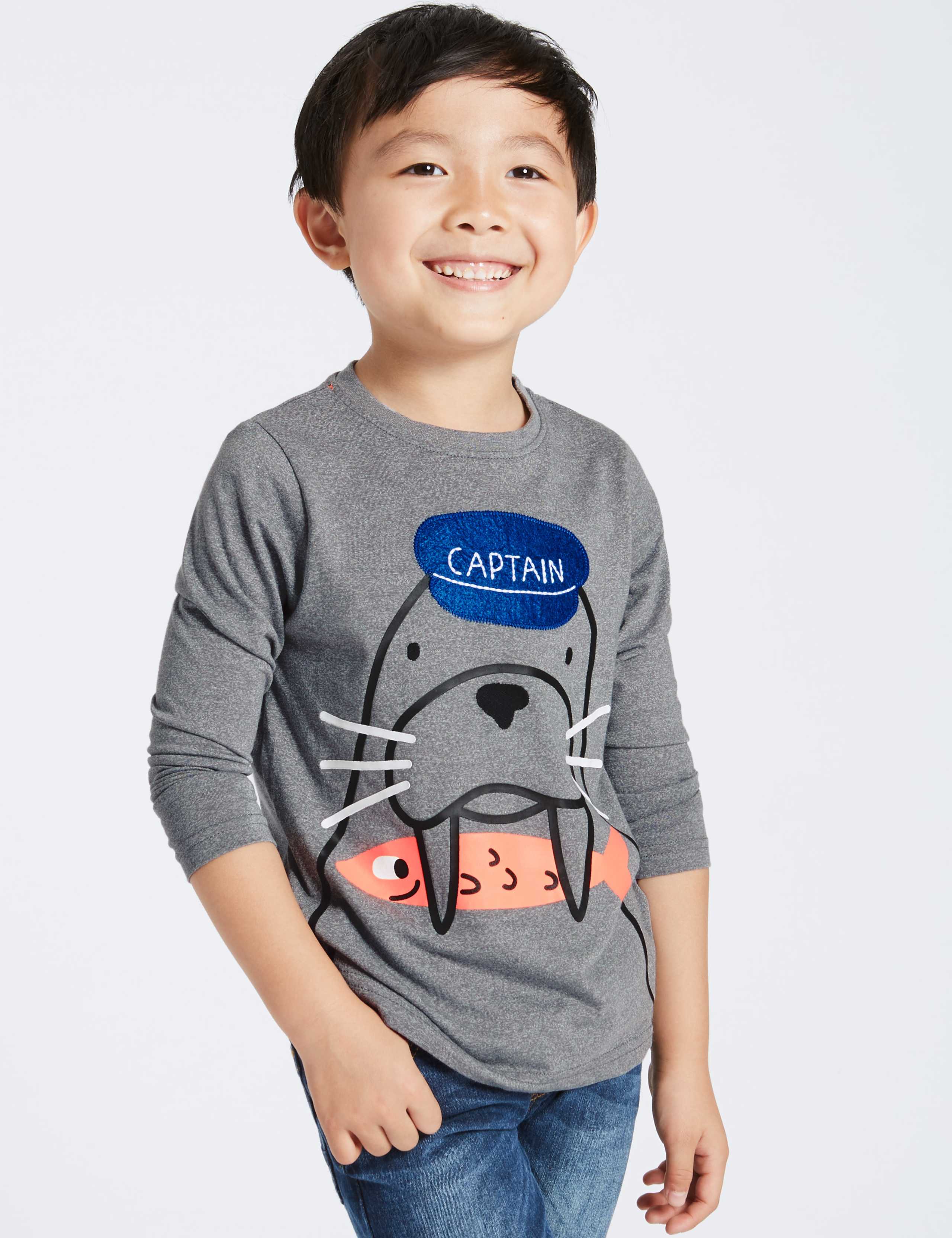 3 Pack Printed Tops (3 Months - 6 Years) 3 of 8