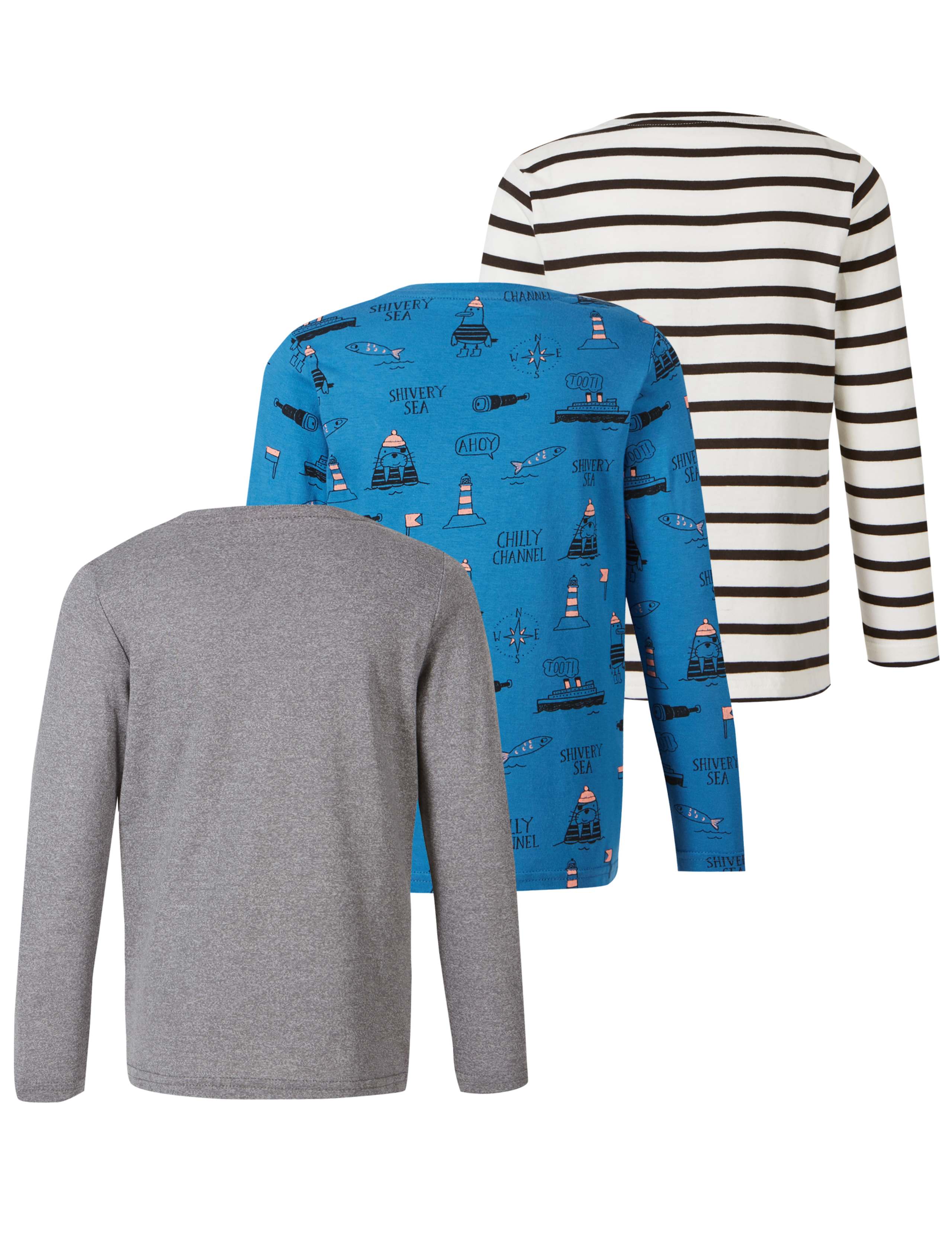 3 Pack Printed Tops (3 Months - 6 Years) 8 of 8